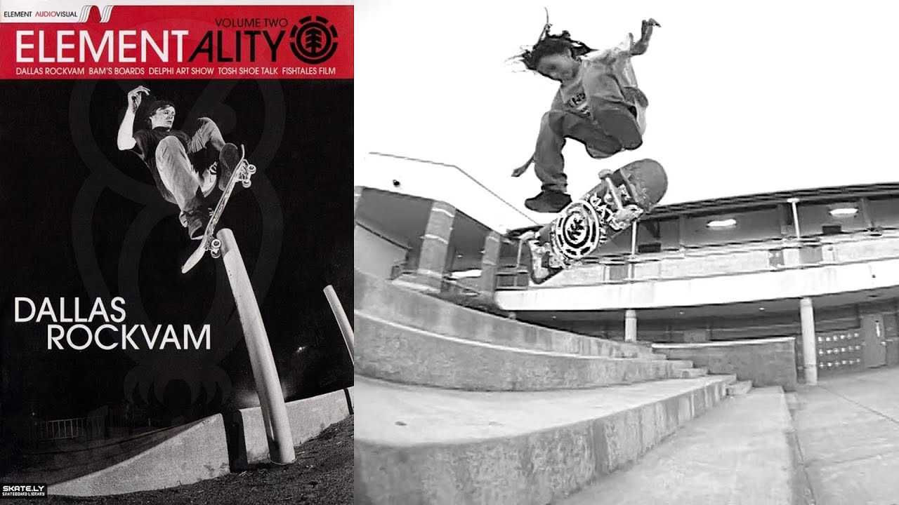 Element Skateboards Presents: “Elementality Volume Two”<br /><br />A video journal that documents the travels, skateboarding and life of the Element family.<br /><br />Video by Johnny Schillereff and Kirk Dianda for Element Skateboards. Featuring Bam Margera, Brent Atchley, Brian Ball, Bucky Lasek, Collin Provost, Dallas Rockvam, Dan Pensyl, Elias Bingham, Gabriel Friedman, Gordon Eckler, Jake Rupp, Jeremiah Brooks, Jeremy Wray, Jimmy Lannon, Joe Brook, Levi Brown, Mike Vallely, Nyjah Huston, Ocean Howell, Scott Bourne, Soy Panday, Toad, Tony Tave, Tosh Townend and Vivien Feil.<br /><br />Chapters<br />00:00 Intro<br />00:18 Team Montage<br />03:11 Fishtales<br />08:17 Dallas Rockvam<br />11:38 Credits<br /><br />12:54 Bam’s Boards<br />14:03 Tosh Shoe Talk<br />15:10 Delphi Art Show<br />17:51 Making of Fishtales<br />21:10 Brent Atchley Premiere<br />25:42 Team Weekend<br /><br />31:40 One Love<br />32:10 Split Personality<br /><br />If you have Proper Skate Videos Digitized VHS Tapes or DVDs, please feel free to join our Discord Server and help us to Archive old physical Skate Videos.<br /><br />Odysee: https://odysee.com/@SkateVideoLibrary<br />Discord: https://discord.me/skatevideolibrary<br /><br />Video: 960x720p, 59.94fps, 6000 kbps<br />Audio: Stereo, 48.0 kHz, 128 kbps