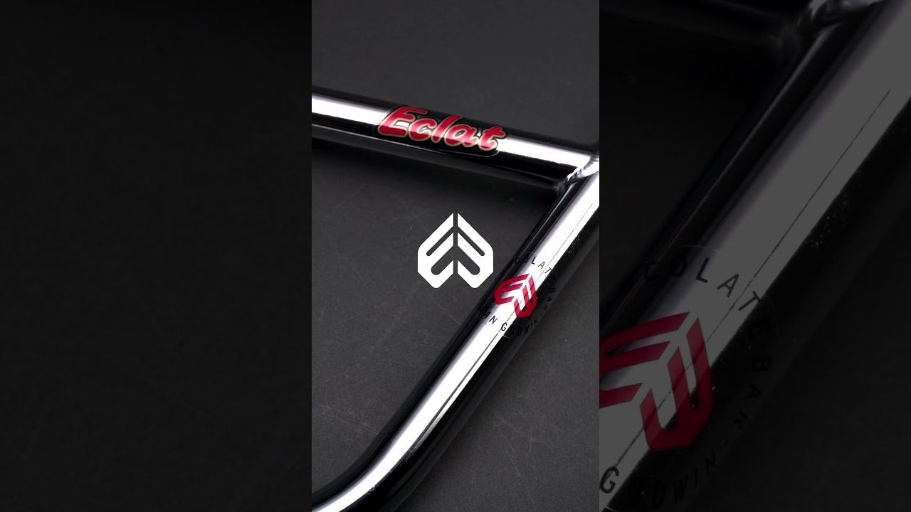 🍫 #CHOCOLATE BAR <br /><br />Jordan Godwin Signature ✍️<br /><br />A taller rise but slightly smaller width than our other bars. No need to saw these down.<br /><br />Featuring a classic look with the large radius bends and the 25.4mm (OS) clamping option allows you to pair it up to one of our 25.4mm stems for a truly unstoppable front end.<br /><br />#SPECS:<br /><br />• Rise // 9″, 9.25″, 9.5”<br />• Width // 27.75″ (9″), 28″ (9.25″), 28.25″ (9.5″)<br />• Backsweep // 10.5°<br />• Upsweep // 1.5°<br />• Black or Chrome finish
