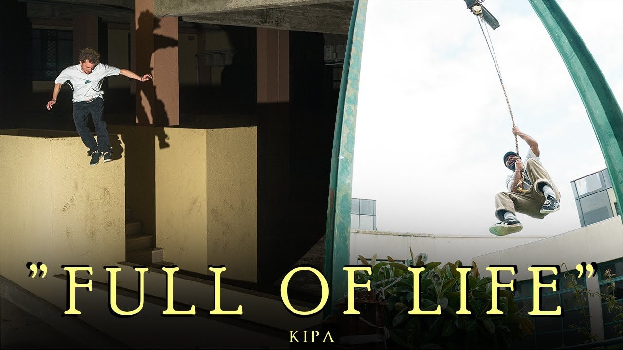 NEW CLOTHING AND MAGAZINE - LIVE NOW! https://kipamagazine.com<br /><br />"FULL OF LIFE" is the result of a 12 day trip to LISBON, in December of 2022.<br /><br />Lisbon is home to some of Europe’s best spots. Its iconic beige limestone streets are densely filled with new opportunities and jumps wherever your eyes wander. It acts as a hibernation town for many European athletes throughout the winter.<br />While we experienced tons of rain and two floodings during our stay in Portugal, we did our very best to go out everyday and experience as much as possible. 12 days, full of life! JAMAN!<br /><br /><br />Feauturing: Joe Scandrett, Ebbe Höglund, Marc Busch<br /><br />PARTS (IN ORDER OF APPEARANCE)<br />0:00 - Intro<br />0:47 - Hugo Arnesson<br />01:59 - Joel Larsson<br />04:33 - Marc Busch<br />05:52 - Friends part<br />07:24 - Lester Castro Nilsson<br />10:04 - Ebbe Höglund<br />11:42 - Joe Scandrett<br />14:23 - Kevin Franzén<br />17:32 - Outro