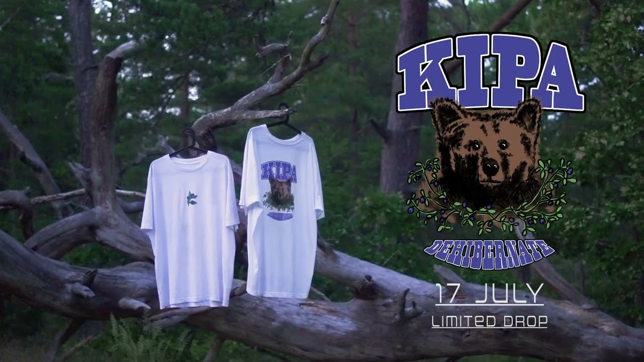 KIPA DEHIBERNATE LIMITED DROP <br />17th July - 18:00 gmt+2<br />https://kipamagazine.com<br /><br />CREDITS<br />Bear/Animal - Hugo Arnesson<br />Filming/Direction/Edit - Lester Castro Nilsson