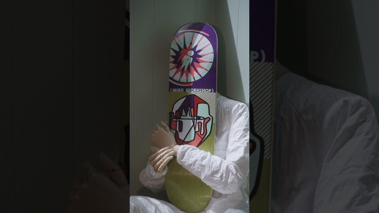 summer 2021 deck collection available now.<br /><br /><br />Alien Workshop was born Oct. 1990 from the concept of creating a different type of skateboard company. From inception, AWS's approach has always been to operate on it's own terms, allowing the deliberate isolation of it's Ohio based HQ to inspire and influence it's style and personality.<br />Limitless by design.<br /><br />Team : Joey O'Brien, Frankie Spears, Sammy Montano, Joey Guevara, Yaje Popson<br /><br />Website :<br />https://www.alienworkshop.com<br />Follow us on Instagram :<br />https://www.instagram.com/alienworkshop/