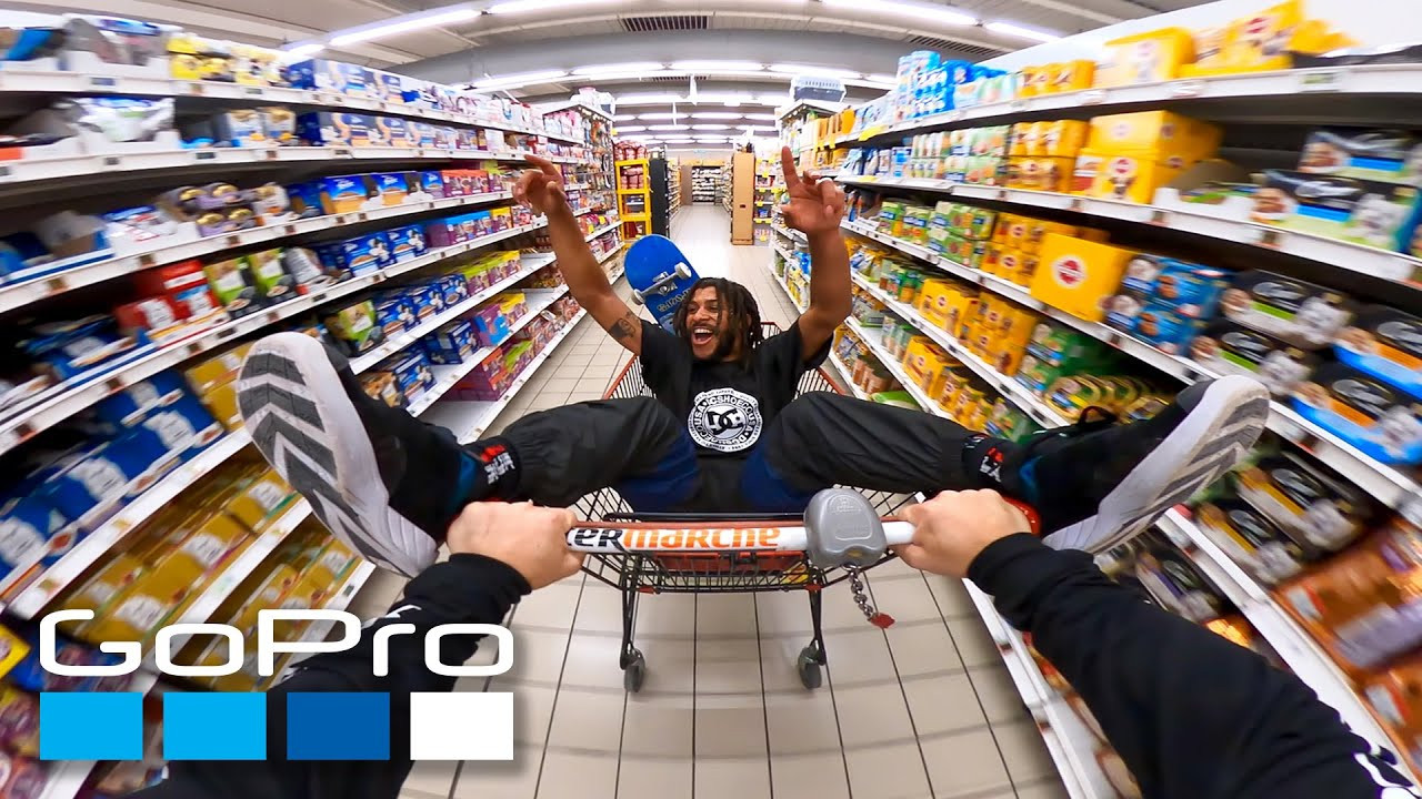 Thaynan Costa, Josef Skott, Adilson Pedro, and GoPro Athlete Madars Apse turn an empty supermarket into their own personal skate park. Live out every skater’s fantasy with clips from Chris Ray, Dani Galli, GoPro HERO8 Black, + GoPro MAX.<br /><br />Captured at a closed location in January. <br /><br />Learn more about how Madars came up with the concept for this video in this Q&A on Transworld Skateboarding:<br />https://skateboarding.transworld.net/videos/supermarket-skate/ <br /><br />Filmed by:<br />Dani Galli - @dgalli<br />Chris Ray - @chrisrayfilms<br />Will Hodgett - @kingoftheworms<br /><br />Shot 100% on GoPro: https://bit.ly/323W47h<br />Get stoked and subscribe: http://goo.gl/HgVXpQ<br /><br />Music<br />"Head Change"<br />Death Lens<br />https://www.instagram.com/deathlensla<br /><br />For more from GoPro, follow us:<br />Facebook: https://www.facebook.com/gopro<br />Twitter: https://twitter.com/gopro<br />Instagram: https://instagram.com/gopro<br />Tumblr: http://gopro.tumblr.com/<br />Pinterest: http://www.pinterest.com/gopro <br />Inside Line: https://gopro.com/news<br />GoPro: https://gopro.com/channel/<br />#GoPro