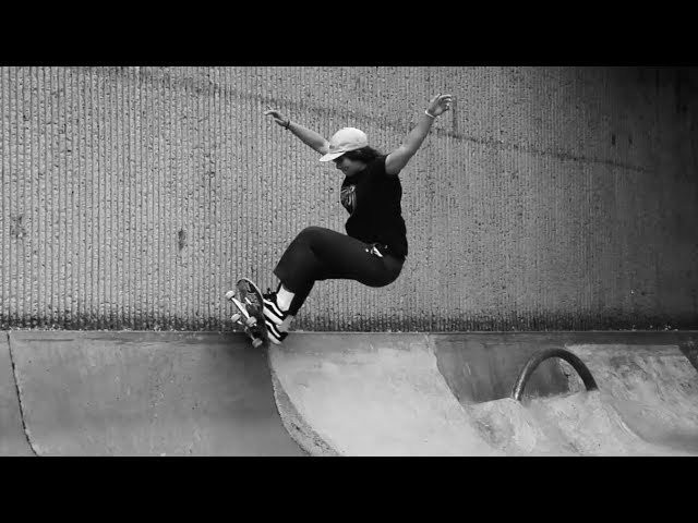 Fabiana Delfino skates fast, slams, films amazing parts and does it all with a smile. Fabi is the pure embodiment of skateboarding, and we couldn't be happier to have her as our newest addition to the CCS team. Fellow CCS team rider, Aaron "Jaws" Homoki brings Fabi in with a little bit of his signature mouth harping, haha.