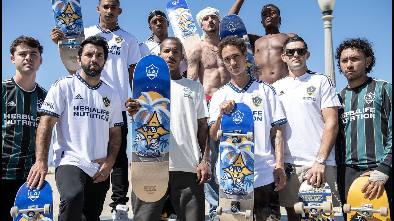The 'Quasar’ deck will go on sale to the public exclusively at the LA Galaxy Foundation booth at the Galaxy’s game against the Seattle Sounders at Dignity Health Sports Park on Friday August 19th.<br /><br />See more about DGK x LA Galaxy here: https://www.lagalaxy.com/news/la-galaxy-announce-third-collaboration-with-dgk-for-custom-skateboard-deck<br /><br />#dgk #lagalaxy