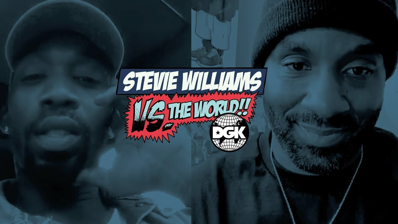 Don Cooley pulls up on Stevie Williams for a quick check up.<br />http://www.dgk.com