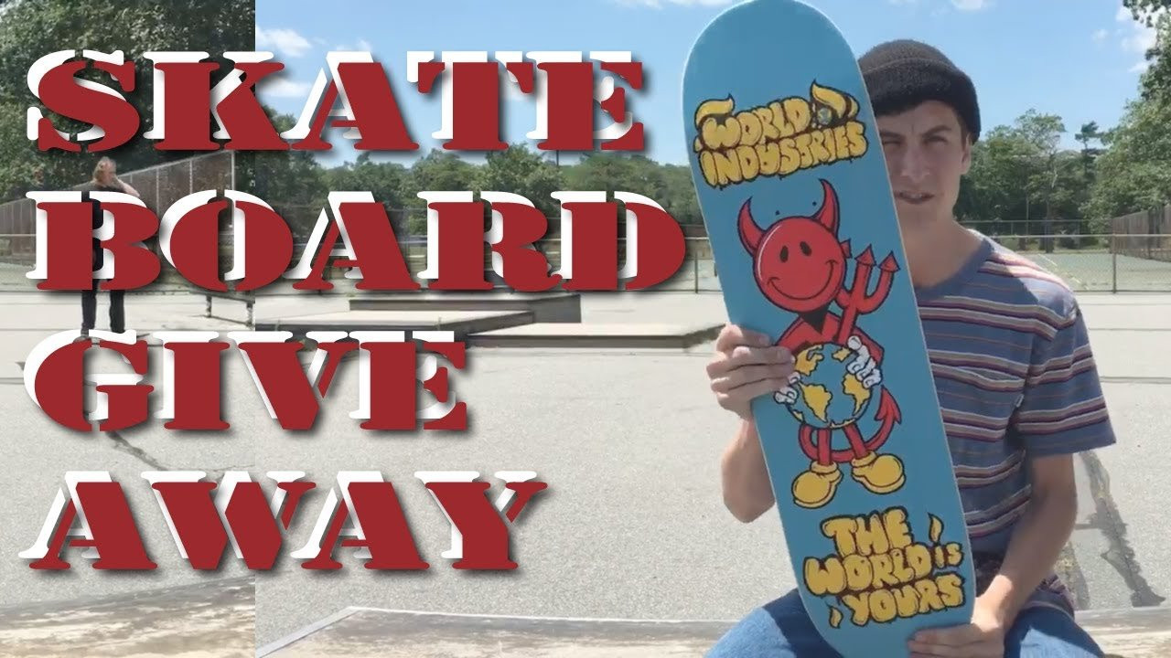 Rule #1 You must Subscribe to our channel youtube.com/worldindustries.com<br /><br />Rule #2 Like this video<br /><br />Rule #3 Leave a comment and let us know what your FAVORITE TRICK is??<br />...<br />Contest will end in TWO WEEKS on July 31st 2017 /./ WINNER WILL BE PICKED RANDOMLY.<br />...<br />Contest is for the United States only<br />...<br />Statement of local lottery laws http://www.mass.gov/dor/individuals/filing-and-payment-information/guide-to-personal-income-tax/massachusetts-income/gambling-and-lottery.html<br />...<br />Community guidelines: <br />https://www.google.com/intl/en-US/+/policy/content.html<br /><br />Terms of Service:<br />https://www.youtube.com/static?gl=US&template=terms<br />...<br />Prize value of skateboard $60 <br />...