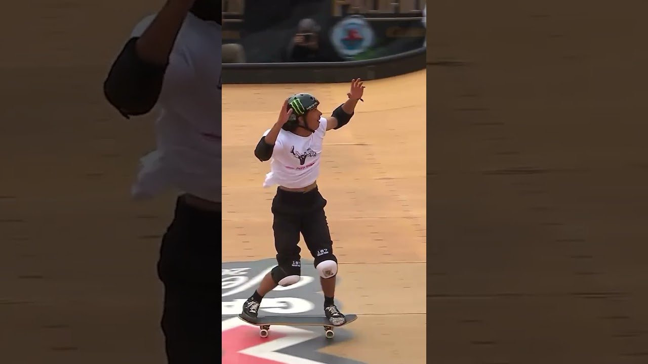 The best trick of the weekend went down after time expired for the best trick contest. Moto Shibata @XGames