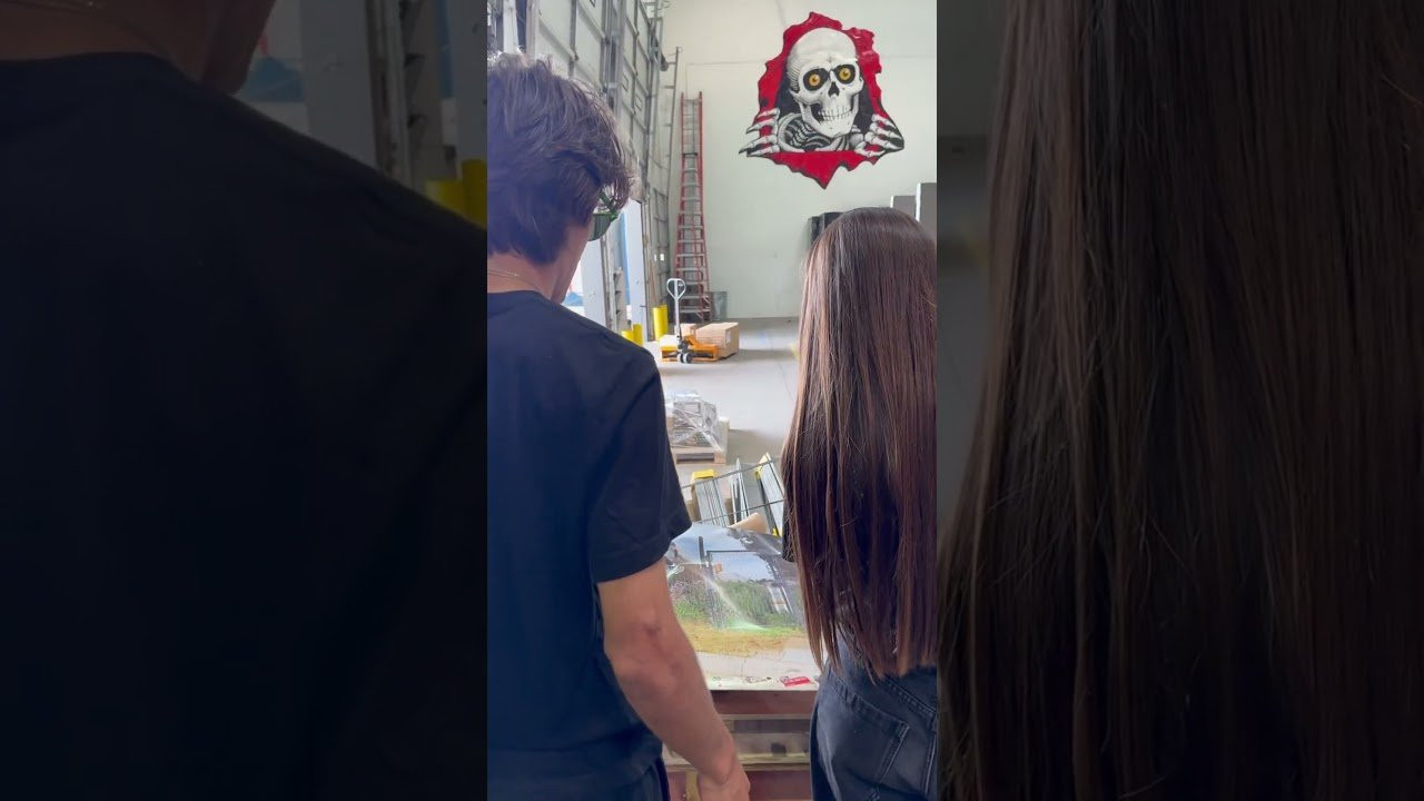 Jhancarlos Gonzalez checking out the new poster we made. Now available for free at your local skate shop!