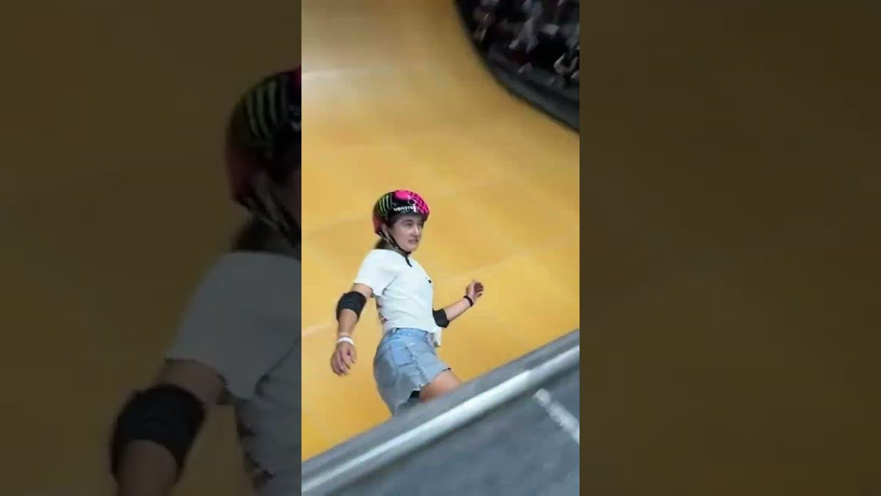 Arisa Trew first place women’s best trick at Vert Alert 🥇🏆