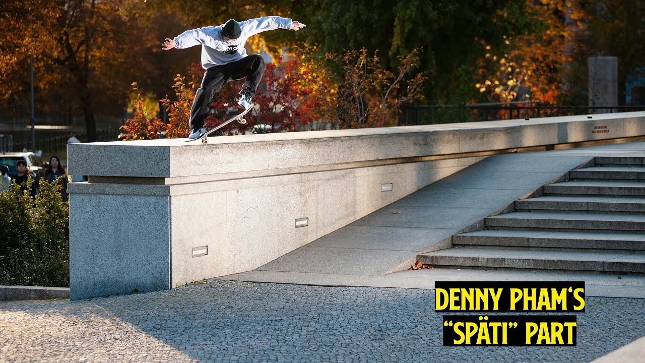 Expect tech fireworks and well-selected stair maneuvers as Denny Pham delivers what could be his best part to date. As long-time friends of Denny, we are even more stoked to publish his new video offering. <br />"SPÄTI", some might think of the infamous Berlin convenience stores which are open all night, but this one comes from the German "spät" (late in English) because this part was supposed to be out for quite some time. <br />Better late, than never! Enjoy.<br /><br />Edited by Dan Schulz<br />Filmed by Dennis Ludwig, Alex Kissinger, Jake Leger, Jais Hansen, Julius Krappe, Moritz Überall, David Stoessel, Dan Schulz<br />16mm by Gerrit Piechowski <br /><br />Get our books & apparel collection here: https://pocketskatemag.com/shop/<br /><br />Feel free to subscribe to our channel and follow us on Instagram:<br />http://www.instagram.com/pocketskatemag <br /><br />Our Website:<br />http://www.pocketskatemag.com