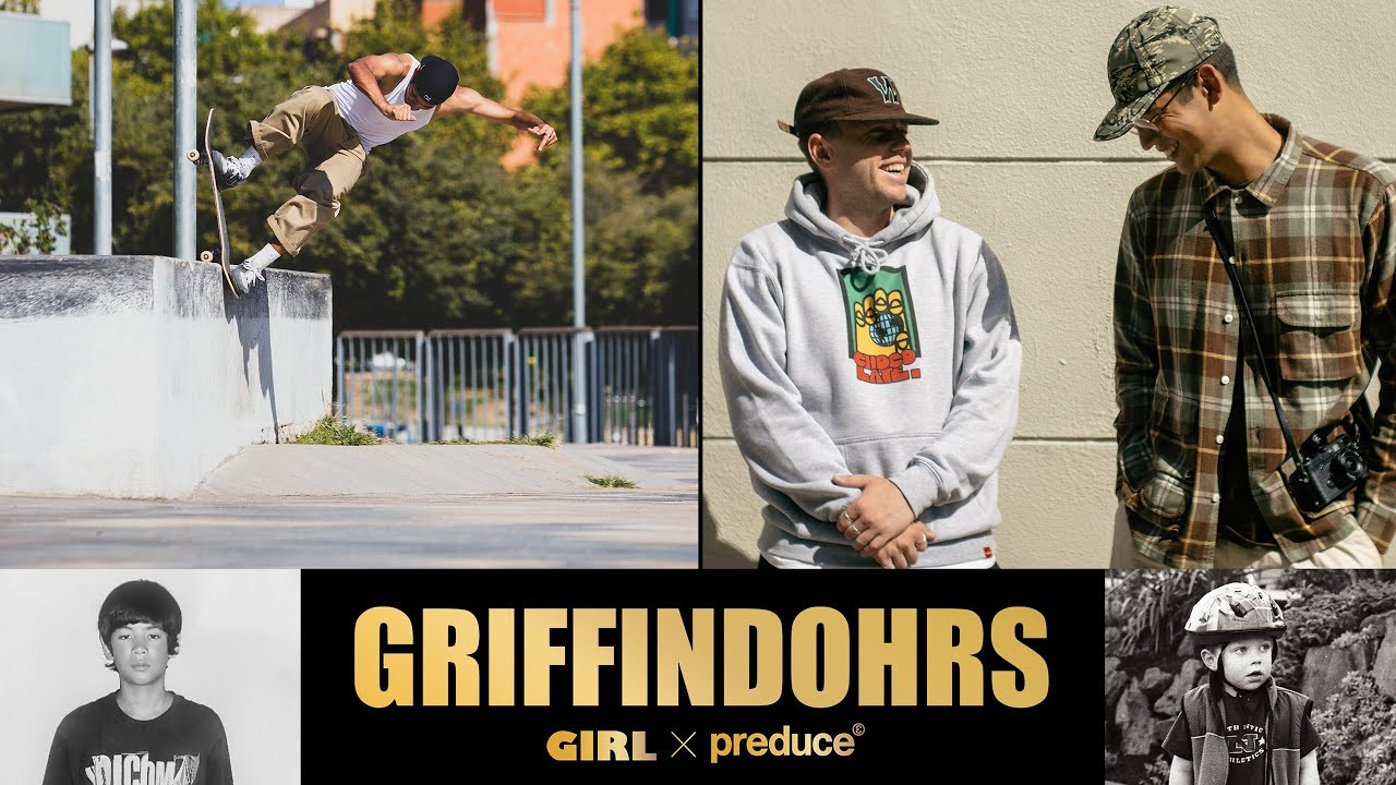 Very happy to bring you "GriffinDohrs". A Jasper Dohrs and Griffin Gass shared part. This one also gives you a little bit of a backstory on how Jasper and Griffin's paths crossed at an early age and beautifully cross again as Girl & Preduce Skateboards launch their collaboration. Enjoy.<br /><br />Filmed & Edited by Anthony Claravall<br />Additional Filming by Janechai Montrelerdrasme, John Marello & Mairo Cano<br /><br />0:00 Story behind<br />2:31 Jasper & Griffin Part<br /><br /><br />Get our books & apparel collection here: https://pocketskatemag.com/shop/<br /><br />Feel free to subscribe to our channel and follow us on Instagram:<br />http://www.instagram.com/pocketskatemag <br /><br />Our Website:<br />http://www.pocketskatemag.com