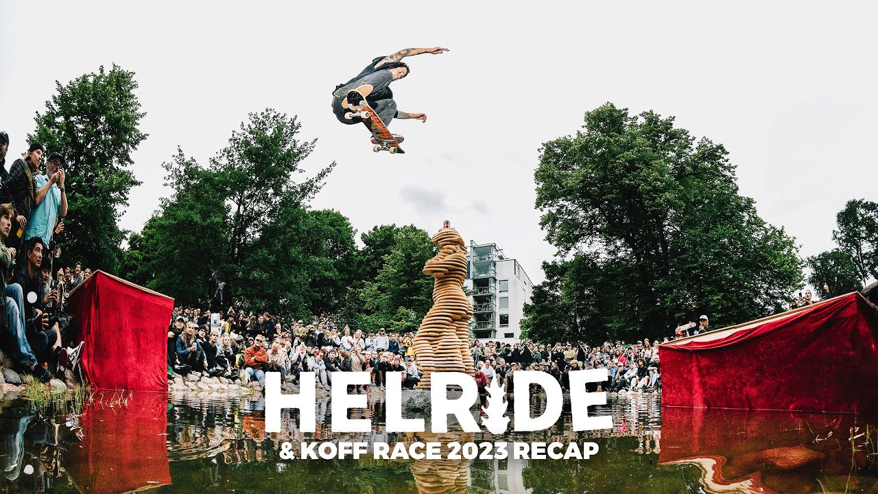 Here's is our Helride Recap - one of our favorite events every year. The energy is great and you can always count on something wild to go down. It rained down on us like never before, but the mood stayed up. <br />After Helride is before Koff Race, aka Koffin Vauhtikisat. It is one of the wildest events in skateboarding. This year, they rebuilt the legendary Arto Saari water gap and the show was second to none. Enjoy.<br /><br />Feat. Mathias Torres, Jaakko Ojanen, Eetu Toropainen, Cody Lockwood, Kevin Baekkel, Kieran Woolley, Liam Pace, Jordan Thackeray, Madars Apse, Felipe Nunes, Nassim Lachhab, Pat Duffy, Wes Kremer, Marius Syvanen, Axel Berggren, Yam Behar, Trey Wood, Victor "Doobie" Pellegrin, Mami Tezuka, Dlamini Dlamini, Ethan Copeland, Ville Nyström, Dor Abuhasira, Vilma Stal, Melissa Williams, Simon Karlsson, Joni Laurinen, Jonas Bünger, Marc-Antoine Marcoux and many many more. <br /><br />Filmed by Bennet Rahm & Jack Thompson<br />Additional filming by Vilma Stal<br />Editing by Bennet Rahm<br />Photography by Grant McLachlan <br /><br />Get our books & apparel collection here: https://pocketskatemag.com/shop/<br /><br />Feel free to subscribe to our channel and follow us on Instagram:<br />http://www.instagram.com/pocketskatemag <br /><br />Our Website:<br />http://www.pocketskatemag.com