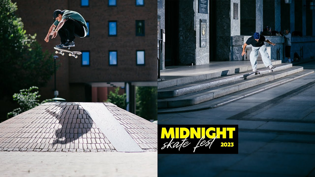 Midnight Skate Fest Oslo is a wrap. Team Tonts aka Tiago Lemos, Leonardo Bodelazzi, Lucas Marques, Hugo Blender & Marina Gabriela had 4 days to film an edit in the city of Oslo, along with many other teams. <br />Thanks for organizing such an amazing event, we are already looking forward to next year's! <br /><br />Keep your eyes peeled for more edits to drop on the Midnight Skate Fest channel: @midnightskatefest <br /><br />Filmed & Edited by Bruno Dox<br /><br />Get our books & apparel collection here: https://pocketskatemag.com/shop/<br /><br />Feel free to subscribe to our channel and follow us on Instagram:<br />http://www.instagram.com/pocketskatemag <br /><br />Our Website:<br />http://www.pocketskatemag.com