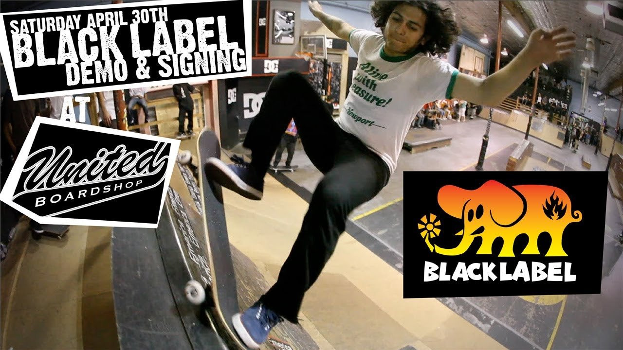On April 30th 2011 Black Label raided the park at United Skate Shop in Anaheim California for a demo, autograph signing and to welcome Javan Campello to the team. Chris Troy and Peter Watkins couldn't skate due to injuries but where both there to sign some stuff and hype up the kids along with the big man John Lucero. Shuriken Shannon, Ben (Sha-Pek), Tyler Mumma, Adam Alfaro, Javan Campello, some friends and flow rider Taylor Forney tore it up for about and hour and fun was had by all. Special thanks to United Skate Shop and Josh Lopez and Ryan Weber at Blitz Distribution. Shot by Patrick Nagy, Brendan Klein, and Tony Magtoto. Edited by Patrick Nagy. Special appearances by Ronnie Creager & James Craig.