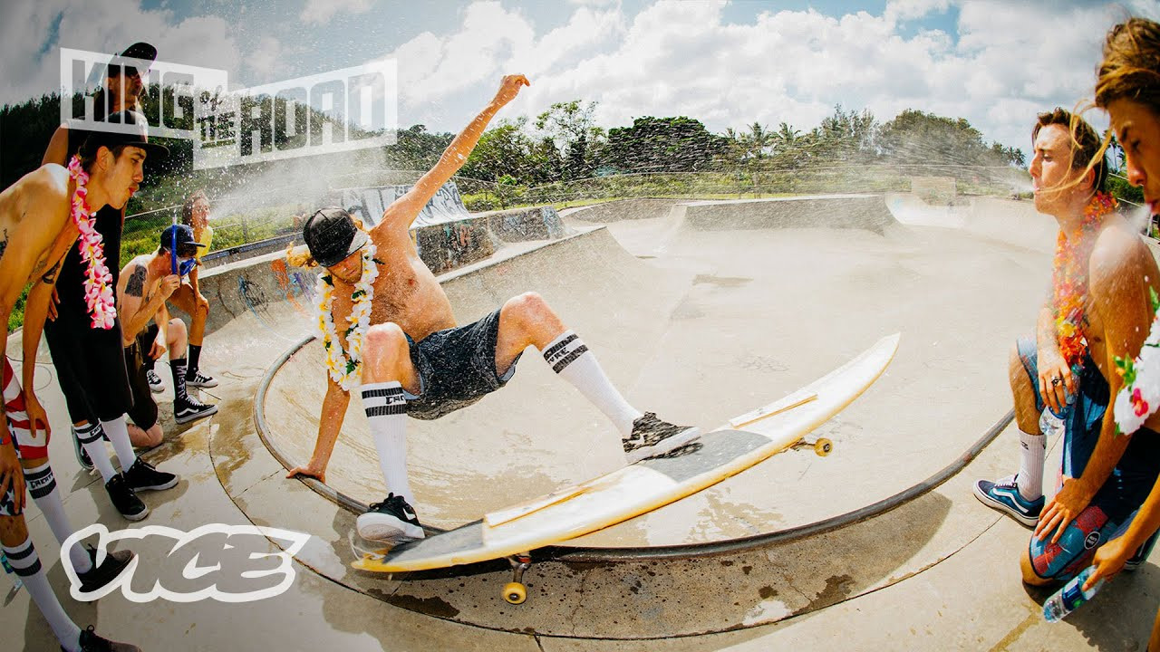 The teams are whisked away to a top-secret destination for their last two days. Enjoi gets seasick, Deathwish goes cliff diving, and Gravette faces his greatest fear.<br /><br />This episode of King of the Road first aired on VICE TV in 2017.<br /><br />In memoriam:<br /><br />Jake Phelps (September 24, 1962 – March 14, 2019)<br /><br />Ben Raemers (November 4, 1990 – May 14, 2019)<br /><br />Jake Phelps Lifetime Retrospective: https://www.thrashermagazine.com/articles/jake-phelps-lifetime-retrospective/<br /> <br />The Ben Raemers Foundation: https://thebenraemersfoundation.com/<br /><br />Click here to subscribe to VICE: http://bit.ly/Subscribe-to-VICE<br /><br />About VICE:<br />The Definitive Guide To Enlightening Information. From every corner of the planet, our immersive, caustic, ground-breaking and often bizarre stories have changed the way people think about culture, crime, art, parties, fashion, protest, the internet and other subjects that don't even have names yet. Browse the growing library and discover corners of the world you never knew existed. Welcome to VICE.<br /><br />Connect with VICE:<br />Check out our full video catalog: http://bit.ly/VICE-Videos<br />Videos, daily editorial and more: http://vice.com<br />More videos from the VICE network: https://www.fb.com/vicevideo<br />Click here to get the best of VICE daily: http://bit.ly/1SquZ6v<br />Like VICE on Facebook: http://fb.com/vice<br />Follow VICE on Twitter: http://twitter.com/vice<br />Follow us on Instagram: http://instagram.com/vice<br />Follow us on TikTok: https://www.tiktok.com/@vice?lang=en<br /><br />The VICE YouTube Network:<br />VICE: https://www.youtube.com/VICE<br />MUNCHIES: https://www.youtube.com/MUNCHIES <br />VICE News: https://www.youtube.com/VICENews<br />VICE TV: https://www.youtube.com/@VICE-TV/featured<br />VICE Life: https://www.youtube.com/Broadly<br />Noisey: https://www.youtube.com/Noisey<br />Motherboard: https://www.youtube.com/MotherboardTV <br />VICE Sports: https://www.youtube.com/NOC<br />Waypoint: https://www.youtube.com/WaypointVICE<br /><br />#skateboarding #vice #kingoftheroad