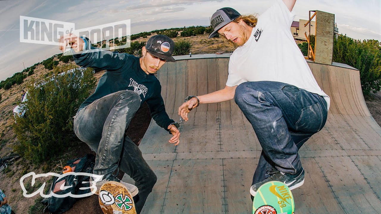 Friendships are strained as two guys on each team must remain handcuffed together for 24 hours. Creature shoots guns, and Lizard and Foy fight over taking a shower.<br /><br />This episode of King of the Road first aired on VICE TV in 2017.<br /><br />In memoriam:<br /><br />Jake Phelps (September 24, 1962 – March 14, 2019)<br /><br />Ben Raemers (November 4, 1990 – May 14, 2019)<br /><br />Jake Phelps Lifetime Retrospective: https://www.thrashermagazine.com/articles/jake-phelps-lifetime-retrospective/<br /> <br />The Ben Raemers Foundation: https://thebenraemersfoundation.com/<br /><br />Click here to subscribe to VICE: http://bit.ly/Subscribe-to-VICE<br /><br />About VICE:<br />The Definitive Guide To Enlightening Information. From every corner of the planet, our immersive, caustic, ground-breaking and often bizarre stories have changed the way people think about culture, crime, art, parties, fashion, protest, the internet and other subjects that don't even have names yet. Browse the growing library and discover corners of the world you never knew existed. Welcome to VICE.<br /><br />Connect with VICE:<br />Check out our full video catalog: http://bit.ly/VICE-Videos<br />Videos, daily editorial and more: http://vice.com<br />More videos from the VICE network: https://www.fb.com/vicevideo<br />Click here to get the best of VICE daily: http://bit.ly/1SquZ6v<br />Like VICE on Facebook: http://fb.com/vice<br />Follow VICE on Twitter: http://twitter.com/vice<br />Follow us on Instagram: http://instagram.com/vice<br />Follow us on TikTok: https://www.tiktok.com/@vice?lang=en<br /><br />The VICE YouTube Network:<br />VICE: https://www.youtube.com/VICE<br />MUNCHIES: https://www.youtube.com/MUNCHIES <br />VICE News: https://www.youtube.com/VICENews<br />VICELAND: https://www.youtube.com/VICELANDTV<br />Vice Life: https://www.youtube.com/Broadly<br />Noisey: https://www.youtube.com/Noisey<br />Motherboard: https://www.youtube.com/MotherboardTV <br />VICE Sports: https://www.youtube.com/NOC<br />i-D: http://www.youtube.com/iDmagazine <br />Waypoint: https://www.youtube.com/WaypointVICE