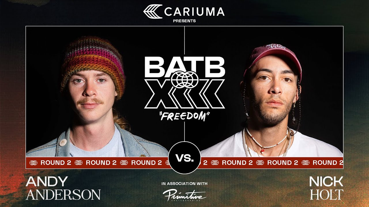 Freestyle phenom Andy Anderson faces off against the returning BATB ‘Joe’, Nick Holt in Round 2 of Battle At The Berrics 13: Freedom, presented by Cariuma. <br /><br />Special thanks to @cariumabrand and @Primitiveskateboarding <br /><br />Autographed Nick Holt Round 2 BATB 13: Freedom Finals Night Ticket Boards are available in The Canteen!<br /><br />https://canteen.theberrics.com/collections/batb-13<br /><br />Opening Animation By: David Doran<br />https://www.instagram.com/daviddoran_<br /><br />Subscribe to The Berrics: http://bit.ly/TheBerricsYoutube<br /><br />The Berrics is one of the world's largest skateboarding media companies founded by professional skateboarders Steve Berra and Eric Koston in December of 2007 that covers skate news, video parts, contests, music, culture, and more. Berra + Eric = Berrics<br /><br />With over 10,000 skateboarding videos under their belt, including Battle at The Berrics, Do A Kickflip and Life on Video, The Berrics is not only one of the most popular online platforms in skate culture but one of the most famous skate spots in the world. Tune in regularly to watch videos with @TonyHawk. @Prod84skate, @nyjah, Yuto Horigome, Rayssa Leal and many more.<br /><br />Subscribe to The Berrics: http://bit.ly/TheBerricsYoutube<br /><br />Daily Videos and More: http://theberrics.com<br />Shop our Online Store: https://canteen.theberrics.com/<br />Follow The Berrics on Instagram: http://instagram.com/berrics<br />Follow The Berrics on TikTok: https://www.tiktok.com/@berrics?<br />Follow The Berrics on Facebook: http://fb.com/berrics<br />Follow The Berrics on Twitter: http://twitter.com/berrics<br /><br />#Skateboarding #Berrics #TheBerrics #SkateboardingIsFun