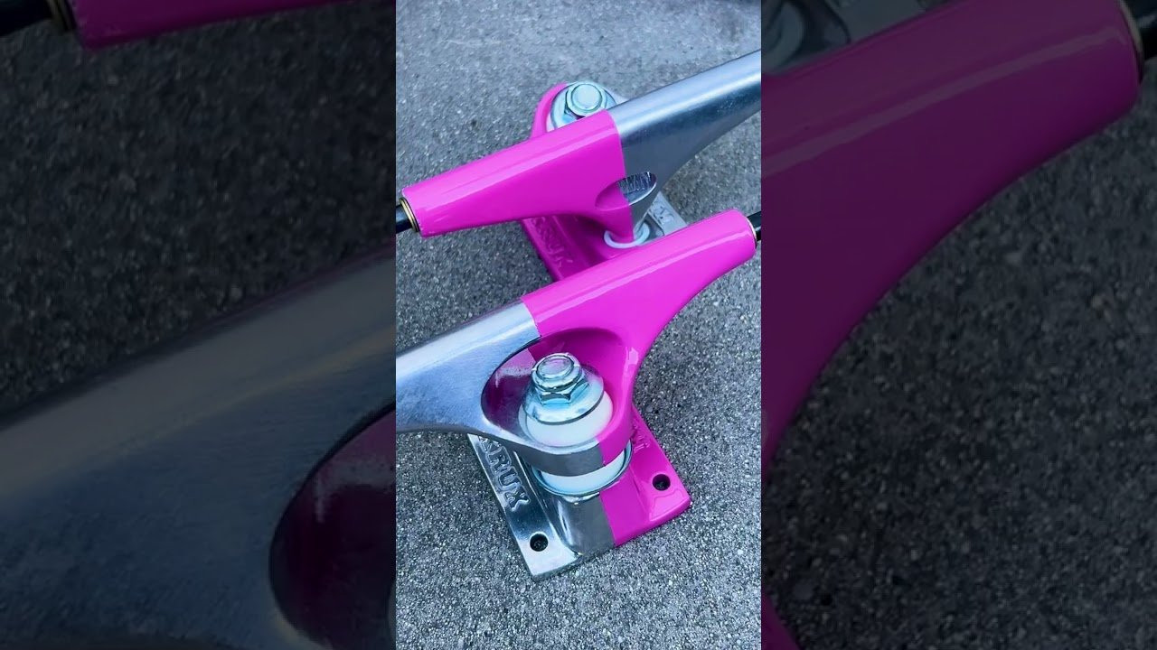 Express your electric moods with Dipt Pink K5s 💕<br />Offered in 8.0 & 8.25 sizes featuring our newly re-designed hanger, sexy-ass baseplate, quicker turning geometry, a new pivot shape & more durable injection Check ‘em out @ local shop!!<br />#KruxTrucks