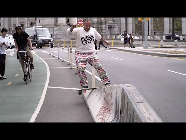 It took a year and a half to get the Street Phantom just the way Mark Gonzales wanted it. We decided to piece together some of the footage on the board that would become Mike Vallely’s guest model.