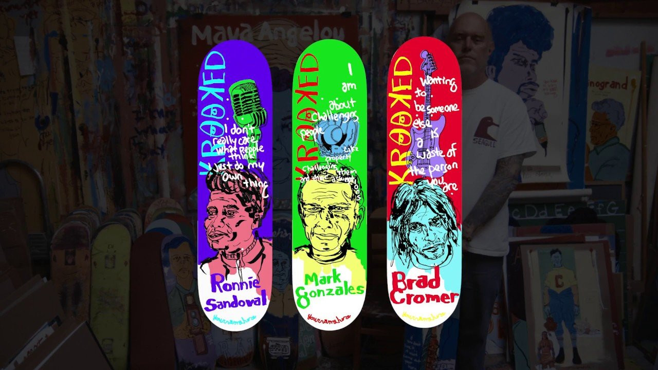 Tim Kerr sent in this video as a behind the scenes to the artwork he creates. Krooked is proud to release his guest artist series boards!<br /><br />https://www.instagram.com/movetk/<br />https://www.instagram.com/krooked/<br />https://www.krookedskateboarding.com