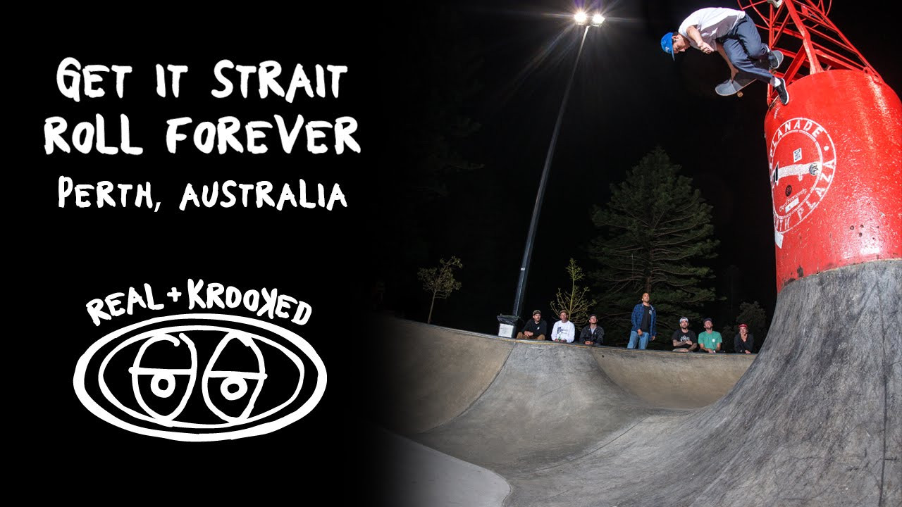 Ishod Wair, Chima Ferguson, Bobby Worrest, Sebo Walker, Ronnie Sandoval, Robbie Brockel at a packed demo in Perth, Australia. Get It Strait, Roll Forever coming 2/6 http://www.dlxsf.com/get-it-strait-roll-forever/<br /><br /><br />https://www.instagram.com/Realskateboards/<br />https://www.instagram.com/Krooked/<br />https://www.facebook.com/Real.Skateboards<br />https://www.facebook.com/Krooked.Skateboards