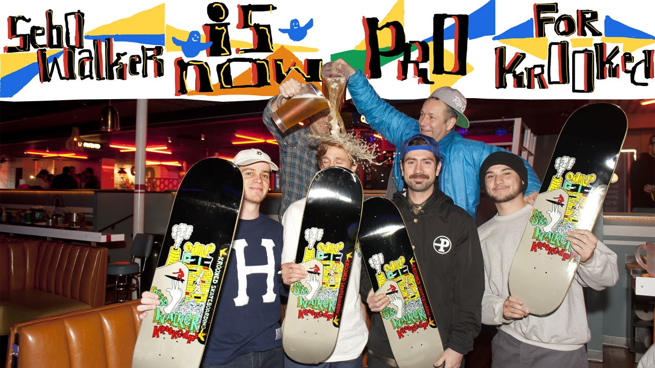 Krooked Skateboarding's newest pro Sebo Walker. Congrats Sebo!<br />http://krookedskateboarding.com/<br /><br /><br /><br />https://instagram.com/krooked/<br />https://www.facebook.com/Krooked.Skateboards