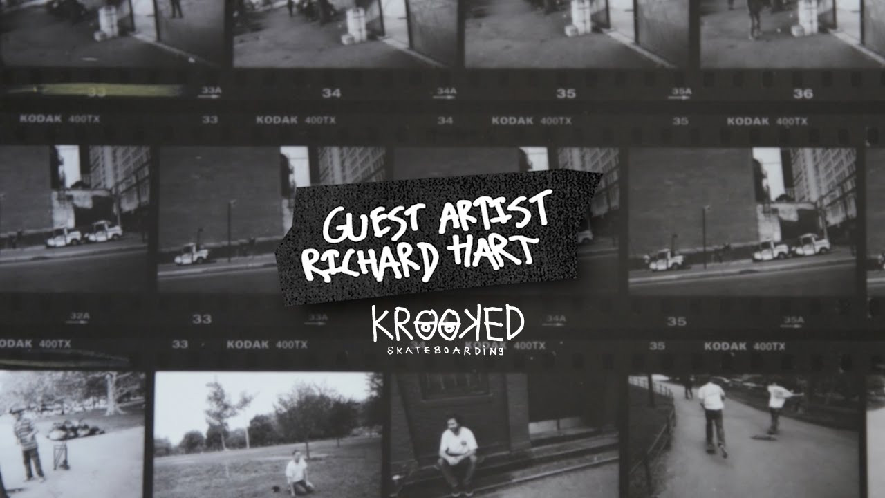 Krooked’s new limited edition guest artist deck from photographer Richard Hart. Available now in select skate shops, only 333 made. http://krookedskateboarding.com/