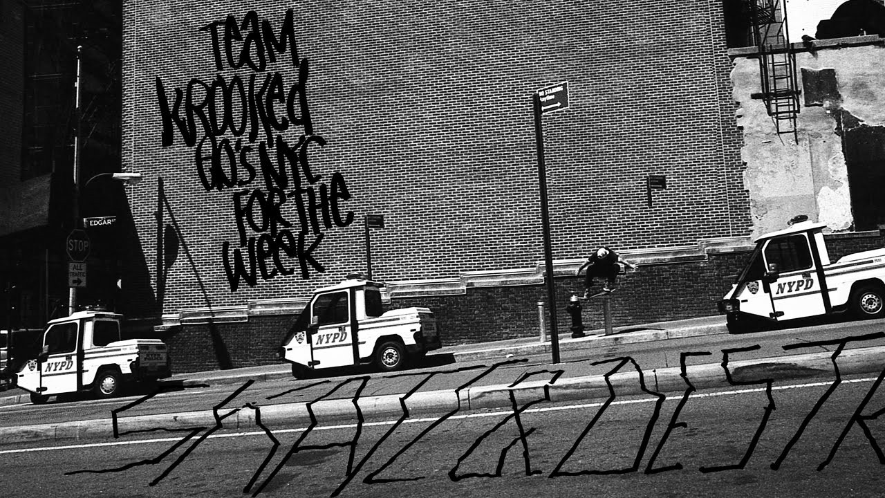 Mark Gonzales, Bobby Worrest, Mike Anderson, Brad Cromer, Sebo Walker, Matt Gottwig in Krooked NYC. http://krookedskateboarding.com/<br /><br /><br /><br />https://instagram.com/krooked/<br />https://www.facebook.com/Krooked.Skateboards