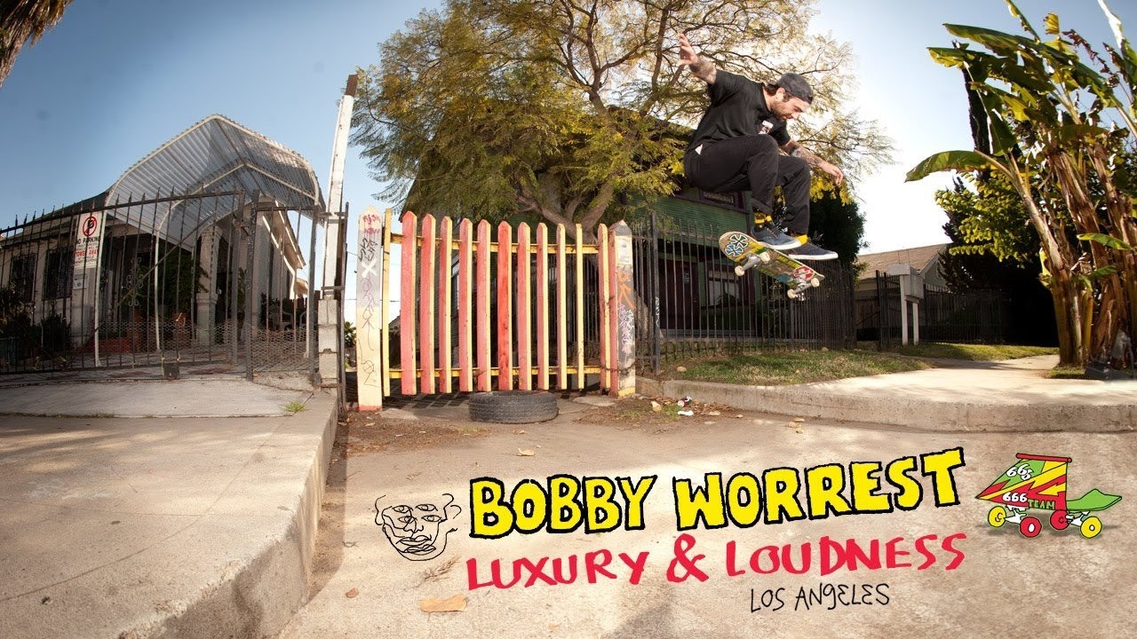 Bobby Worrest's newest Krooked video part Luxury & Loudness in Los Angeles.