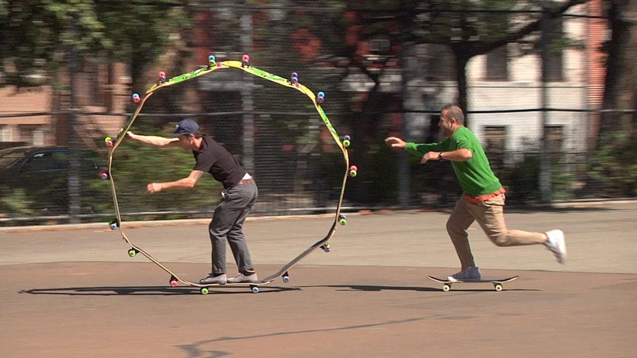 Mark Gonzales and the krooked team surprise Brad Cromer with his 1st Pro Board