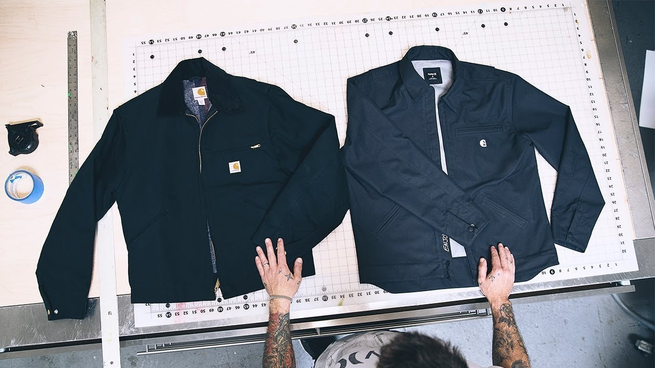 “Carhartt is about durability, and we come to the table with things like lightweight stretch and performance. The challenge for us is to design something that captures both.” – Andrew Atkinson, Hurley Global Design Director<br /><br />Shop our third collection with the masters of workwear, Carhartt: http://bit.ly/HurleyxCarharttSeason3<br /><br />#Carhartt