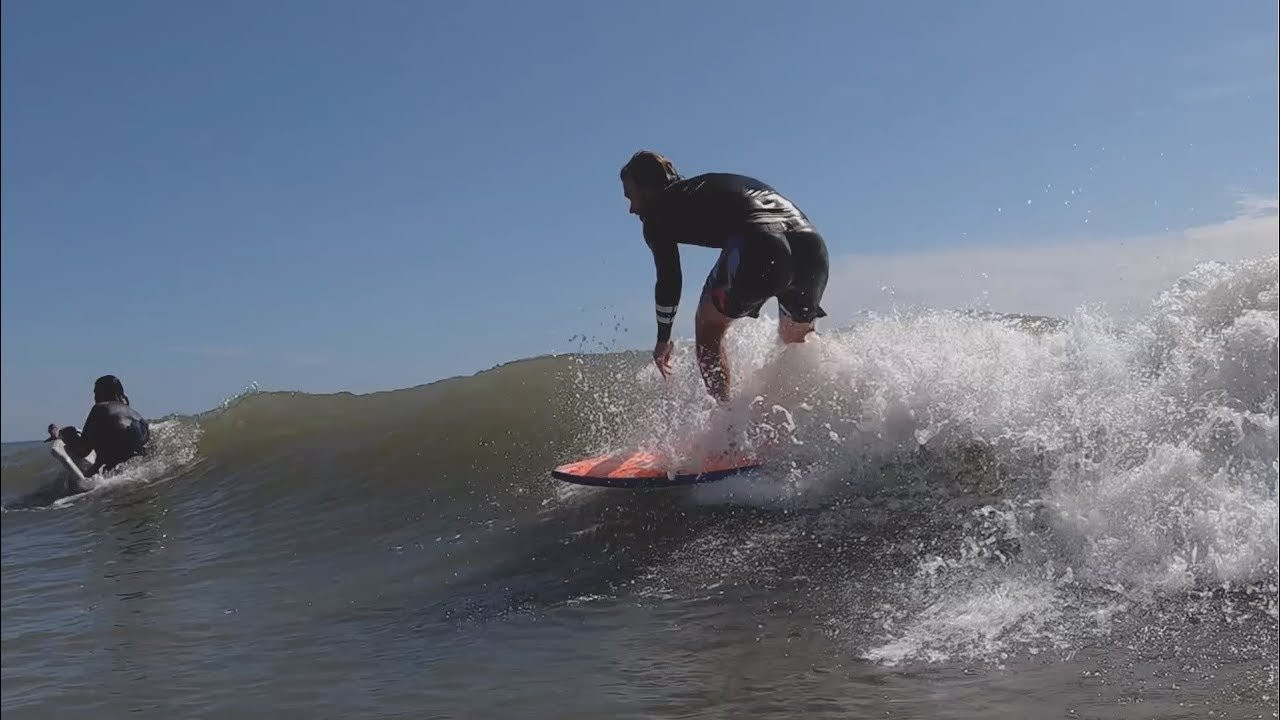 Brett Simpson, Shama Beckford and the team take Daytona Beach surfing.