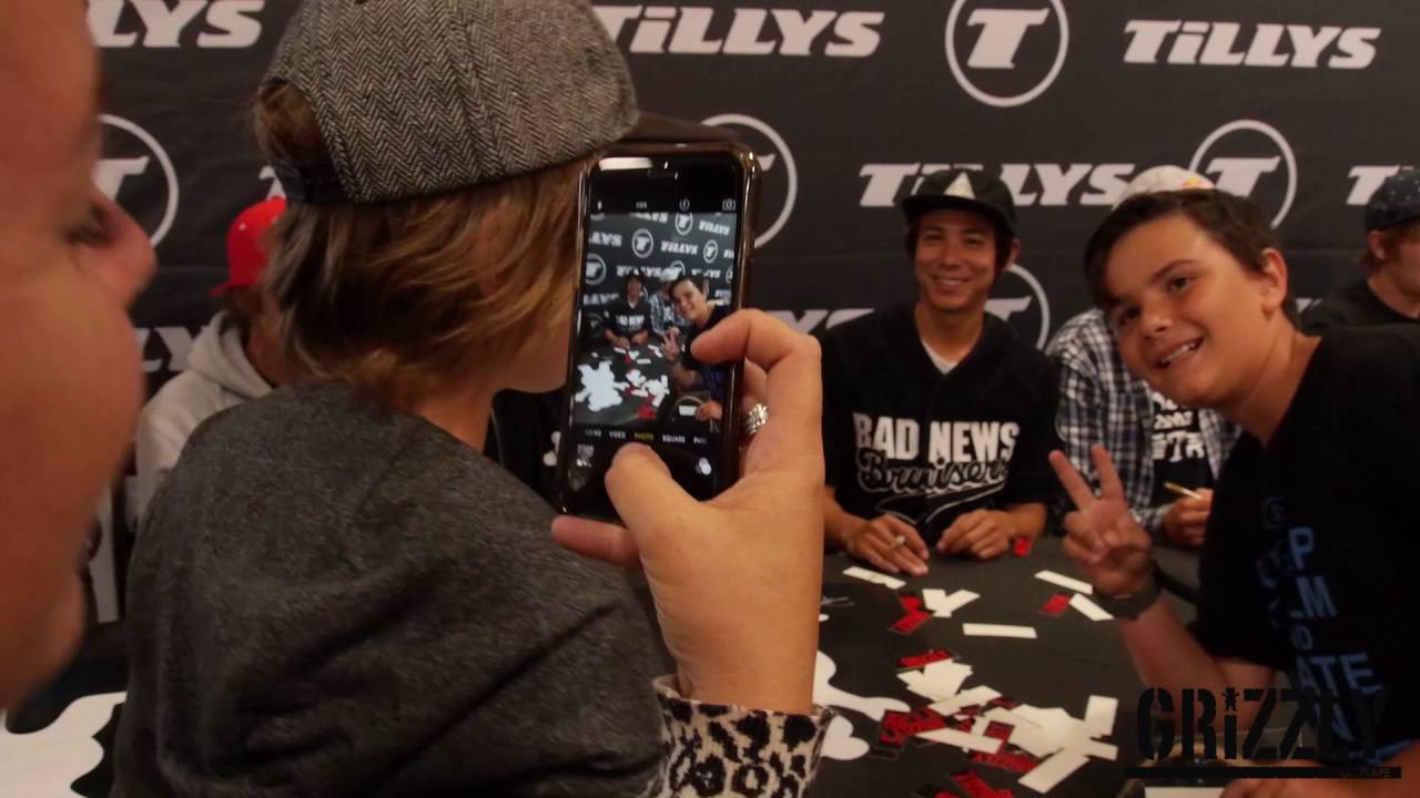 The Grizzly Gang went to Glendora for our first signing with Tillys. Thank you to everyone who came out and supported the event. #GrizzlyGang