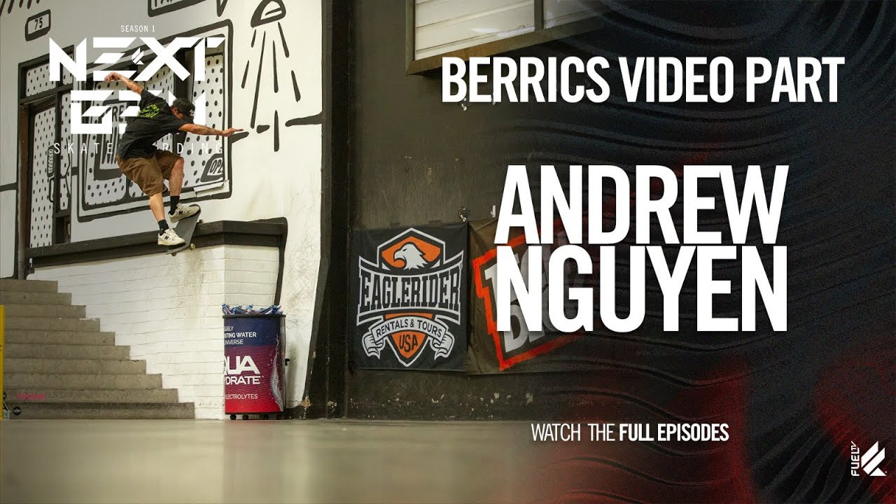 Andrew T Nguyen, the Californian machine, arrived with his stylish pop, a huge urge to compete and his feet firmly on the ground!🔥<br /><br />He came to show us how it's done; did what he came to do and that took him to the final of the first NEXT GEN SKATEBOARDING!<br /><br />In the series’ 6th episode, the three finalists visited the old The Berrics court with the challenge of creating a video part in one hour, that convinces the pros, Greg Lutzka and Manny Santiago, of who should be crowned the champion of the NEXT GEN SKATEBOARDING’s first edition and win the chance to shine at Tampa AM 2023.🏆<br /><br />Using all his mastery with a board under his feet, don't miss Andrew T Nguyen's video-part.🎥<br /><br />If you’ve failed any of the previous episodes, don't miss out on the NEXT GEN SKATEBOARDING mega-marathon on March 6th, starting at 7pm!📺<br /><br />Don’t you know where to find us?Just type “fuel.tv/find-us/“ in your search bar!🌐<br /><br />#fueltv #actionsports #skate #skaterlife #skatecontest #final #championship #marathon #nextgen