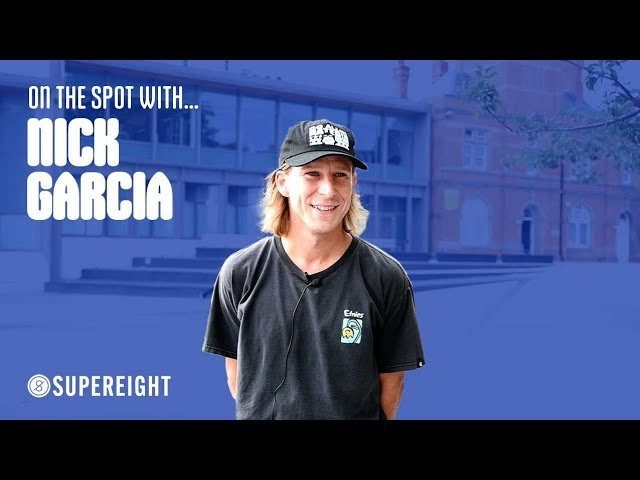 The @etnies crew rolled through one of Nottingham's notorious spots, Sneinton Market, recently whilst on their UK and EU tour. We were able to catch up with some of the team. Here we had a quick chat with Nick Garcia.<br />We talk about how long he's been on Etnies and element, his top pick of the brand shoes, spending time in the UK, his tour essentials, who's his ideal tour buddy, what's it like to be on King Of The Road (KOTR), What keeps him amped on tour, what his misses on tour, and what's the first thing he does after a tour, plus much more.<br /><br />------------------------------------------<br /><br />👕👟👉 Check out our latest Etnies skate shoes, footwear and clothing:<br />https://www.supereight.net/product-category/brand/etnies/<br />🛒👉 See our latest new-in product:<br />https://www.supereight.net/shop/<br />🏷🔥👉 Or catch our latest discounts and sales:<br />Discounts: https://www.supereight.net/discount-codes/<br />Sale: https://www.supereight.net/shop/?fwp_sale=1<br /><br />------------------------------------------<br /><br />📣Cast & Crew<br />Guest: Nick Garcia 👉 https://www.instagram.com/nick_garcia/<br />Host: Tom Bailey 👉 https://www.instagram.com/afterlaughtercomestom/<br />Camerawork: Joe Walchester 👉 https://www.instagram.com/joewalchester/<br />Post Production: Joey Shepherd 👉 https://www.instagram.com/picturestoproveiwasthere/<br />Music: @3PointBeats 👉 https://www.instagram.com/3PointBeats/<br /><br />------------------------------------------<br /><br /> ⚠️ Don't Forget<br />📺👉 Subscribe to our channel:<br />https://www.youtube.com/channel/UCL4Y7dNmQdvo56NhnSzxPhQ<br /><br />Follow us on the social channels:<br />Instagram 👉 https://www.instagram.com/wearesupereight/<br />Facebook 👉 https://www.facebook.com/wearesupereigt/<br />Twitter 👉 https://twitter.com/wearesupereight<br /><br />Follow related accounts:<br />Etnies Skateboarding 👉 https://www.instagram.com/etniesskateboarding/<br />Etnies Brand 👉 https://www.instagram.com/etnies/<br /><br />------------------------------------------<br /><br />Chapters:<br />Intro: 00:00<br />How long have you been on Etnies and Element: 00:18<br />Favourite Etnies Shoe: 00:38<br />What's your tour essentials: 00:49<br />Who's your ideal tour buddy: 01:05<br />Have you been spending much time in England: 01:12<br />Any fond tour highlights: 01:32<br />What's to like being on KOTR: 01:50<br />What keeps you going on tour: 02:04<br />What do you miss when you're on tour: 03:10<br />What's the first thing you do when you get back off tour: 03:25<br />Are you Robert Mapplethorpe's biggest fan: 03:42<br />What's next for Nick/Outro: 04:15<br /><br />#Skateboarding #Etnies #NickGarcia