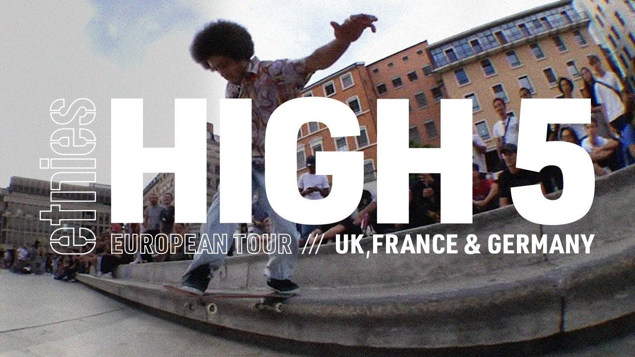 etnies High 5 Tour Demos & Sessions in Derby, UK - Lyon, France - Köln, Germany.<br />featuring Chris Joslin, Nassim Lachhab, Barney Page, Nick Garcia, Aidan Campbell, Rafaela Costa, Christina Steens, Darby Gough, George O'Neill, Liam LeFranc, Carl Bourgignon, Jeffrey Esguerra, Lorenz Schneider, Deniel Cramer, Omar Zoref & Remco Erkeland.<br /><br />------------------------------------------------------<br />Shop etnies footwear and apparel<br />https://www.etnies.com<br /><br />Subscribe to our YouTube channel:<br />https://www.youtube.com/user/c/etnies?sub_confirmation=1<br /><br />Follow etnies on all social media.<br />Facebook: https://www.facebook.com/etnies<br />Twitter: https://twitter.com/etnies<br />IG main: https://www.instagram.com/etnies<br />IG bike: https://www.instagram.com/etniesbike<br />IG skate: https://www.instagram.com/etniesskateboarding<br />TikTok: https://www.tiktok.com/@etniesskateboarding<br /><br />#etnies #BuiltBySkateboarding #QualityFootwear
