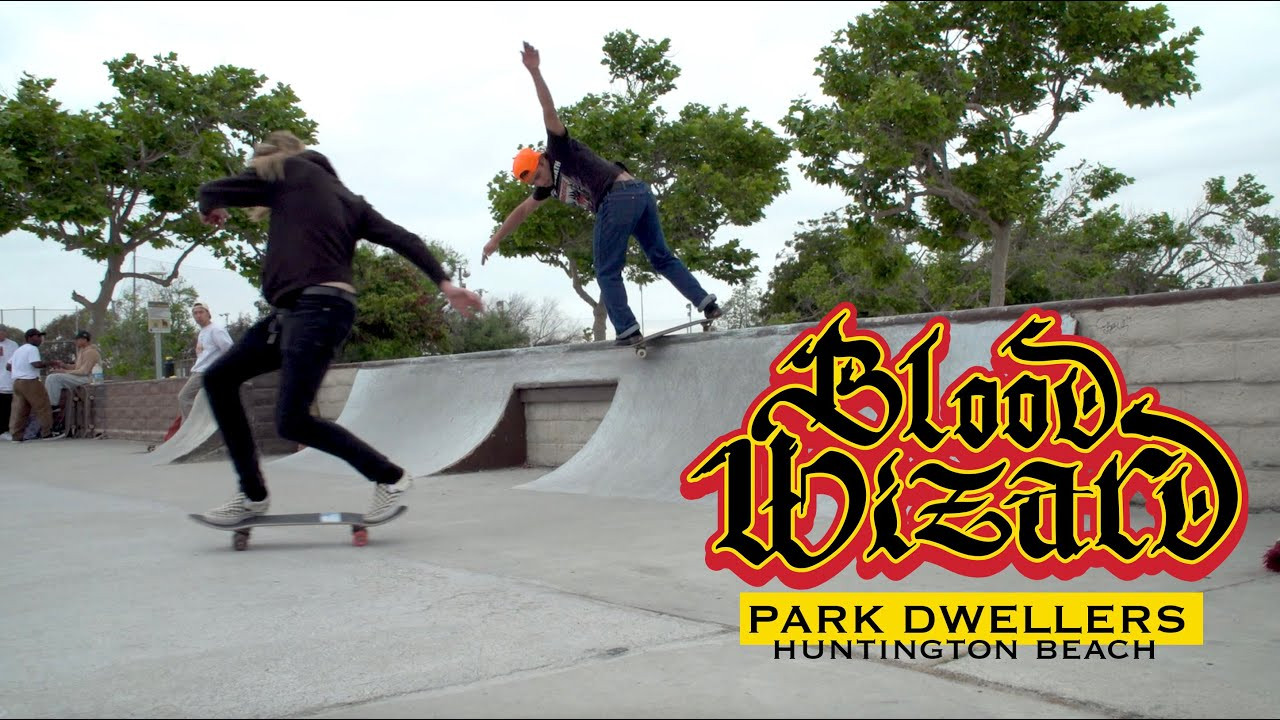 Blood Wizard Park Dwellers at Huntington Beach rec center<br />Evan Dineen and Chris Gregson shred the rec center in Huntington Beach<br />https://shop.bloodwizard.com/<br />with Omar Hassan and Jonno Gaitan<br />Film: Gregson Edit: by Skip / Music: Coven - Blood on the snow