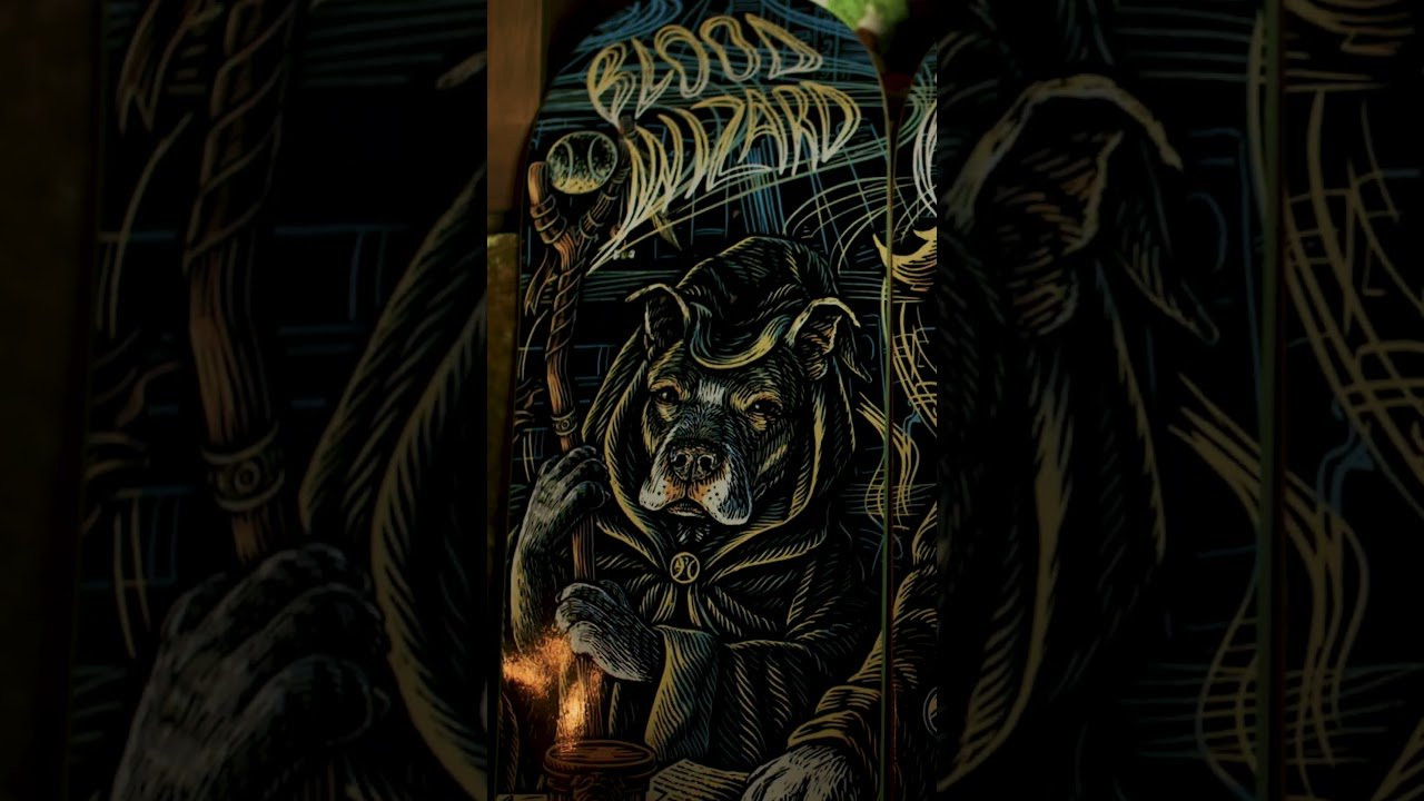 The new Conjuring Dogs series by Dylan Goldberger AVAILABLE NOW!!<br />https://shop.bloodwizard.com/<br />This series is a play on the classic dog painting featuring the riders dogs.