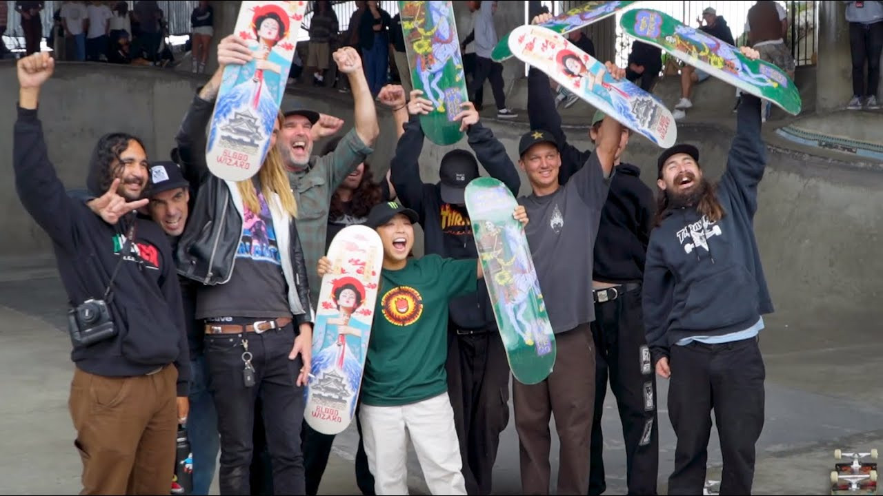 We got Mami Tezuka good and help to raise a bunch of money for Washington Street Skatepark. Thanks to everyone who came out!!<br />https://shop.bloodwizard.com/<br /><br />Filmed and edit by Josue Sanchez @ho_sway