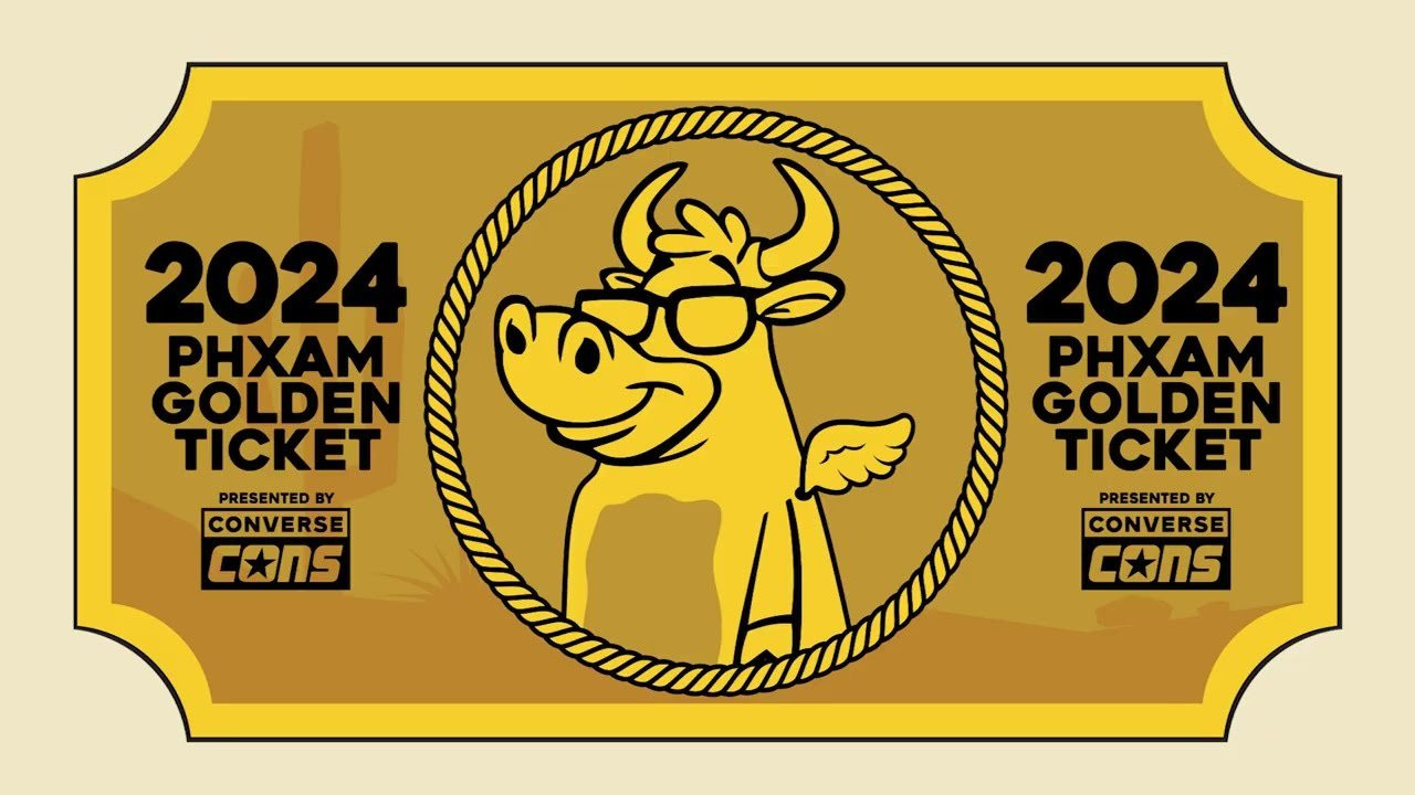 Congrats to Toa Sasaki for taking the Golden Ticket at PHXAM 2024 presented by Converse Cons. <br /><br />Sasaki goes straight to finals, March 24th! To see full Qualifiers results, visit phxam.com<br /><br />Film: Brian Masterson<br />Edit: Tim Vasquez<br /><br />Huge thanks to all the sponsors that make this weekend possible.  Converse, Thrasher Magazine, Real Skateboards, Pro-Tec, Bones Bearings, Bones Wheels, Autumn Headwear, Yeti, Independent Trucks, Mob Grip, Skull Candy & the City of Phoenix.