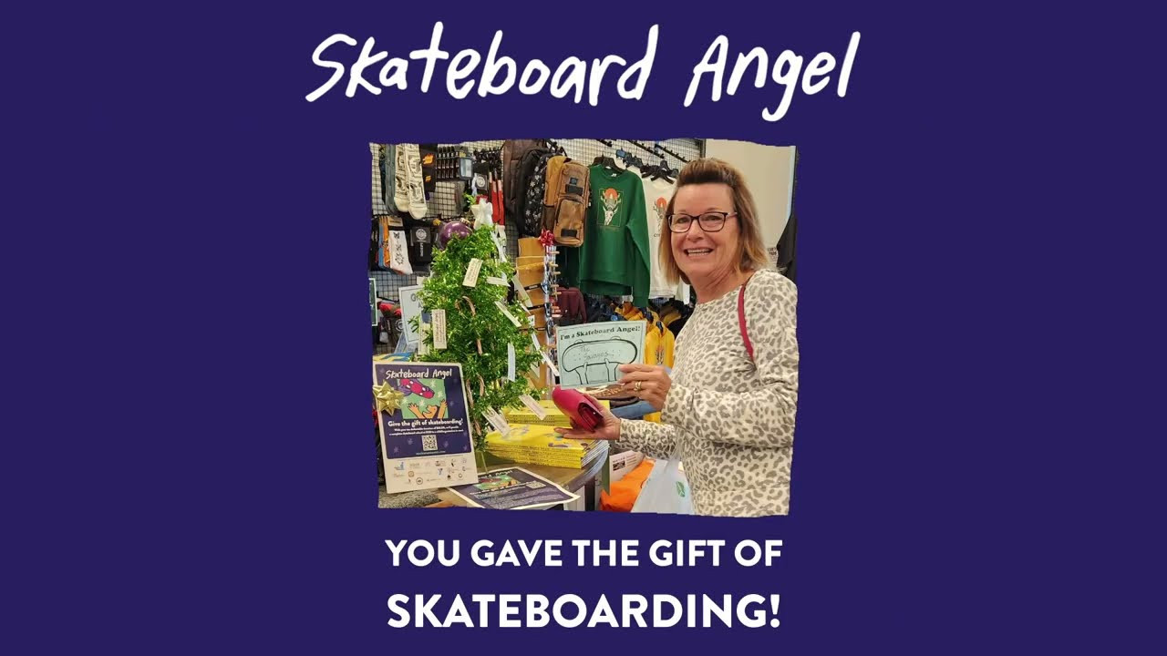 CowtownSKATE Nonprofit's Skateboard Angel Program 2022 was a success! In 2022, the Program expanded nationwide. This expansion added 32 of the best skateshops in over 30 cities across the country and their local beneficiaries. Collectively we were able to give 1,138 complete skateboards to deserving youth in over 45 communities! <br /> <br />We’re grateful for the trust and support the skateboarding community has given us at CowtownSKATE. Big thanks to all the skateshops, generous businesses and every Skateboard Angel around the country who gave deserving kids the gift of skateboarding!<br /> <br />Being a Skateboard Angel isn’t just for Holidays, the program is now open to donations year-round! Visit skateboardangel.com for more info.\<br /><br />Edit/animation by Tim Vasquez.