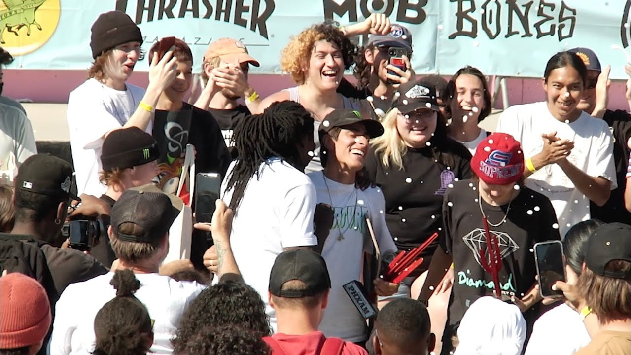 Cowtown's PHXAM 2022 presented by VANS, Finals!<br /><br />This year's contest was absolutely insane. Here are video highlights from the Finals at PHXAM 2022. Thanks to everyone that skated and all who came out to show their support. For full recap & results visit PHXAM.COM<br /><br />Endless thanks to Vans, Bones Wheels, Independent Trucks, Thrasher, Real Skateboards, Pro-Tec, Bones Bearings, Diamond Supply Co. & Mob Grip for making this event possible.<br /><br />Skating (in order):<br />Gabryel Aguilar, Alex Willms, Jake Yanko, Koby Dvorak, Joao Lucas Alves, Maurice Jordan, Lazer Crawford, Kieran Woolley & Jhancarlos Gonzalez.<br /><br />Film:<br />Josh Metzger<br />Brian Masterson<br />Carlos Monge<br /><br />Edit:<br />Tim Vasquez<br /><br />Music:<br />Natural Child<br />'Nobody Wants to Party With Me'<br />Bodyswitchers