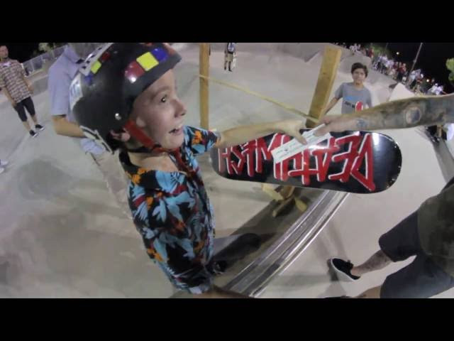 With temperatures upwards of 110 degrees, we were lucky enough to start our Go Skate Day indoors at the new 91 West Skatepark and then as nightfall came we headed to Union Hills park in Glendale for a bunch of skate contests, free pizza, a water balloon fight, and an epic product toss! Huge thanks to Emerica, Deathwish, Baker, Mob Grip, Molly Water, and everyone who came out and contributed to this year's event.