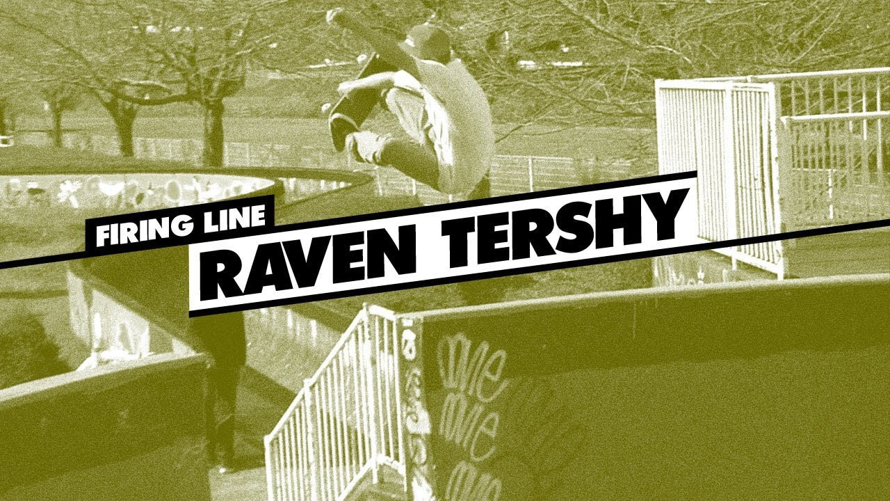 Raven Tershy can get big air out of a grind. How does he do it? Must be the stance. Annaka bowl, Japan.