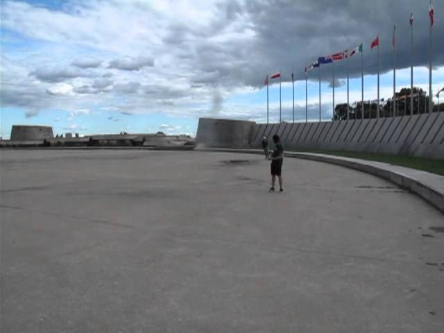 Ace Pilot Raven Tershy brings down the house with a wild NBD stair carve at Parc Olimpique in Montreal, Quebec. Home of the Big O.