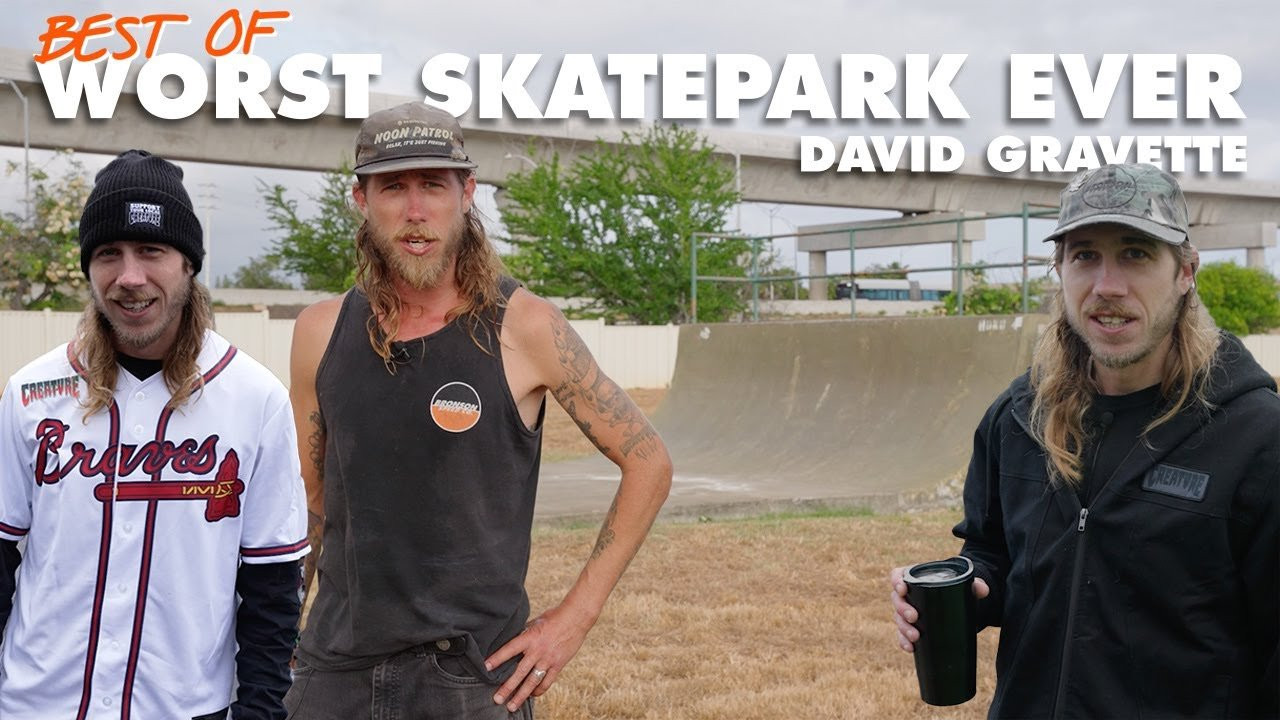All the best moments from the fan-favorite series "Worst Skatepark Ever" featuring the one and only David Gravette! Watch Gravette defy the odds, tackle the worst skateparks, and lose his mind in the best way possible. Pure chaos, heavy shredding—this series is a must-watch!<br /><br />Follow David - https://www.instagram.com/davidgravette/<br /><br />Filmed and Edited by Keaton Rodgers - https://www.instagram.com/keatonrodgers/<br /><br />Subscribe to the Next Generation Channel:<br />🏁 http://bit.ly/NextGenerationChannel​ 🏁<br /><br />Learn More about Bronson RAW Bearings: https://goo.gl/d5EpTR​<br />Learn More about G3 Next Generation Bearings: https://goo.gl/bnc1K9​<br /><br />Keep up with the #FastestBearings​ on Social:<br />🏁 Instagram: https://instagram.com/bronsonspeedco/​<br />🏁 Twitter: https://twitter.com/bronsonspeedco​<br />🏁 Facebook: https://www.facebook.com/BronsonSpeedCo<br /><br />Shop Next Generation Bearings <br />💸 https://nhsskatedirect.com/pages/bronson-speed-co