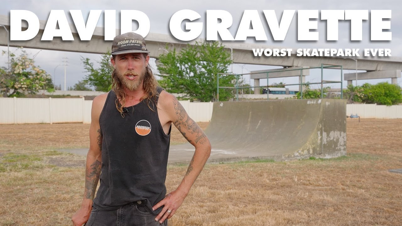 Back in April, we asked America to submit their worst skateparks across the country for David Gravette to skate. Now, David is back with another installment of the Worst Skatepark Ever, and he's taking on America's absolute worst skatepark located in Oahu, Hawaii submitted by Kevin Wilrig!<br /><br />Follow David - https://www.instagram.com/davidgravette/<br /><br />Featuring <br />Jason Park - https://www.instagram.com/jasonparksucks/<br />Kevin Wilrig - https://www.instagram.com/musthrash/<br />Michael "Scoot" Norwesh - https://www.instagram.com/scoot4839/<br /><br />Filmed & Edited by<br />Keaton Rodgers - https://www.instagram.com/keatonrodgers/<br /><br />Subscribe to the Next Generation Channel:<br />🏁 http://bit.ly/NextGenerationChannel​ 🏁<br /><br />Learn More about Bronson RAW Bearings: https://goo.gl/d5EpTR​<br />Learn More about G3 Next Generation Bearings: https://goo.gl/bnc1K9​<br /><br />Keep up with the #FastestBearings​ on Social:<br />🏁 Instagram: https://instagram.com/bronsonspeedco/​<br />🏁 Twitter: https://twitter.com/bronsonspeedco​<br />🏁 Facebook: https://www.facebook.com/BronsonSpeedCo<br /><br />Shop Next Generation Bearings <br />💸 https://nhsskatedirect.com/pages/bronson-speed-co