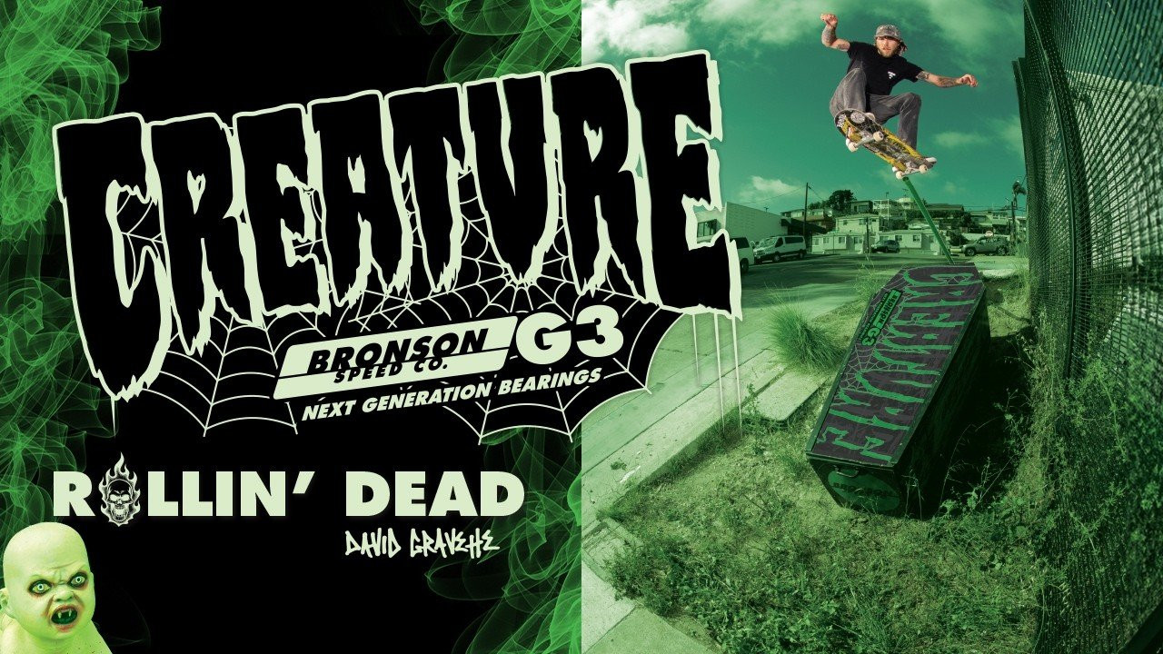 David Gravette builds, skates & destroys a pole jam over a coffin for the latest Bronson X Creature AD on the back cover of Thrasher Mag's August 2024 issue. Bronson X Creature G3 colorway bearings are OUT NOW at your local skateshop!<br /><br />Shop Bronson X Creature G3 Bearings - https://nhsskatedirect.com/products/creature-g3-box-8-bronson-speed-co-skateboard-bearings<br /><br />Follow David - https://www.instagram.com/davidgravette<br /><br />Filmed by:<br />Jesse Silva - https://www.instagram.com/noguf<br />Jacob Nunez - https://www.instagram.com/paconertz<br />Noah Quale - - https://www.instagram.com/dafnoah<br /><br />Edited by Jesse Silva - https://www.instagram.com/noguf<br /><br />Subscribe to the Next Generation Channel:<br />🏁 http://bit.ly/NextGenerationChannel​ 🏁<br /><br />Learn More about Bronson RAW Bearings: https://goo.gl/d5EpTR​<br />Learn More about G3 Next Generation Bearings: https://goo.gl/bnc1K9​<br /><br />Keep up with the #FastestBearings​ on Social:<br />🏁 Instagram: https://instagram.com/bronsonspeedco/​<br />🏁 Twitter: https://twitter.com/bronsonspeedco​<br />🏁 Facebook: https://www.facebook.com/BronsonSpeedCo<br /><br />Shop Next Generation Bearings <br />💸 https://nhsskatedirect.com/pages/bronson-speed-co