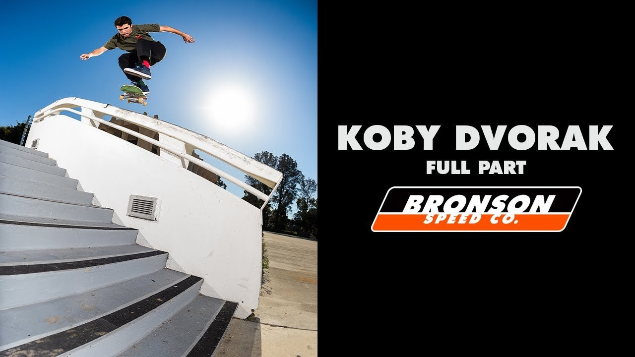 Koby Dvorak rips the streets with the fastest bearings and throws down a banger at UC Irvine for his Bronson Part.<br /><br />Follow Koby - https://www.instagram.com/kobydvorak/<br /><br />Filmed by:<br />Isaac Eteminan - https://www.instagram.com/arkinarmin/<br />Josue Sanchez - https://www.instagram.com/ho_sway/<br />Stone Hendrikx - https://www.instagram.com/stonehendrikx/<br />Tim Cisilino - https://www.instagram.com/timcisilino/<br />Jesse Silva - https://www.instagram.com/noguf/<br />Andres Garcia - https://www.instagram.com/andresbill/<br />Tylre Wilcox - https://www.instagram.com/tylrewilcox/<br />John Evans - https://www.instagram.com/jevans248/<br /><br />Edited by Koby Dvorak - https://www.instagram.com/kobydvorak/<br /><br />Subscribe to the Next Generation Channel:<br />🏁 http://bit.ly/NextGenerationChannel​ 🏁<br /><br />Learn More about Bronson RAW Bearings: https://goo.gl/d5EpTR​<br />Learn More about G3 Next Generation Bearings: https://goo.gl/bnc1K9​<br /><br />Keep up with the #FastestBearings​ on Social:<br />🏁 Instagram: https://instagram.com/bronsonspeedco/​<br />🏁 Twitter: https://twitter.com/bronsonspeedco​<br />🏁 Facebook: https://www.facebook.com/BronsonSpeedCo<br /><br />Shop Next Generation Bearings <br />💸 https://nhsskatedirect.com/pages/bronson-speed-co