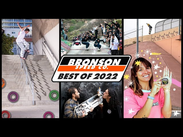 Best of the best videos in 2022 from Bronson Speed Co! <br /><br />Willms, Ramirez, Sorgente & More Death Race At The Tick Ditch!! | Bronson Speed Co - 0:12 <br />How Is This A Skatepark?! | Worst Skatepark Ever w/ David Gravette - 4:39<br />Is This The Best Skatepark Ever?! w/ Aaron Jaws Homoki | Bronson Speed Co - 12:40<br />Speed Is Infinite w/ Alex Midler | Bronson Speed Co - 19:52<br />Cookie, Ramirez, Willms & More Get Cooked in Denver, CO! Southwest Sizzle - 22:24<br />Full Speed Ahead w/ Nora Vasconcellos' NEW Pro G3 Bearings | Bronson Speed Co - 40:03<br />Life In The Fast Lane w/ JAWS & Dakota Servold | Bronson Speed Co - 49:10<br /><br />Edited by Cody Long - https://www.instagram.com/codylonglens/<br /><br />Subscribe to the Next Generation Channel:<br />🏁 http://bit.ly/NextGenerationChannel​ 🏁<br /><br />Learn More about Bronson RAW Bearings: https://goo.gl/d5EpTR​<br />Learn More about G3 Next Generation Bearings: https://goo.gl/bnc1K9​<br /><br />Keep up with the #FastestBearings​ on Social:<br />🏁 Instagram: https://instagram.com/bronsonspeedco/​<br />🏁 Twitter: https://twitter.com/bronsonspeedco​<br />🏁 Facebook: https://www.facebook.com/BronsonSpeedCo<br /><br />Shop Next Generation Bearings <br />💸 https://nhsskatedirect.com/pages/bronson-speed-co